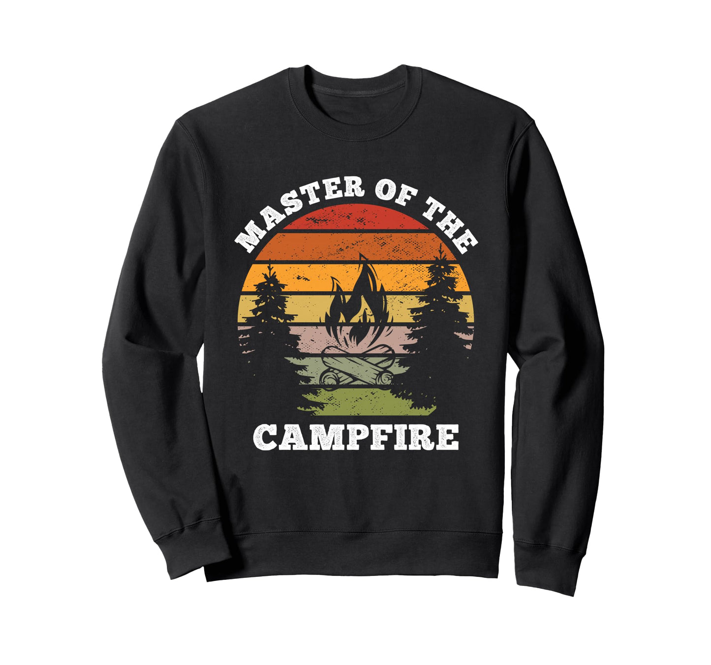 Master Campfire Camping Gift Sweatshirt - Custom Art Print Men Women - T-Shirt, Sweatshirt, Hoodie