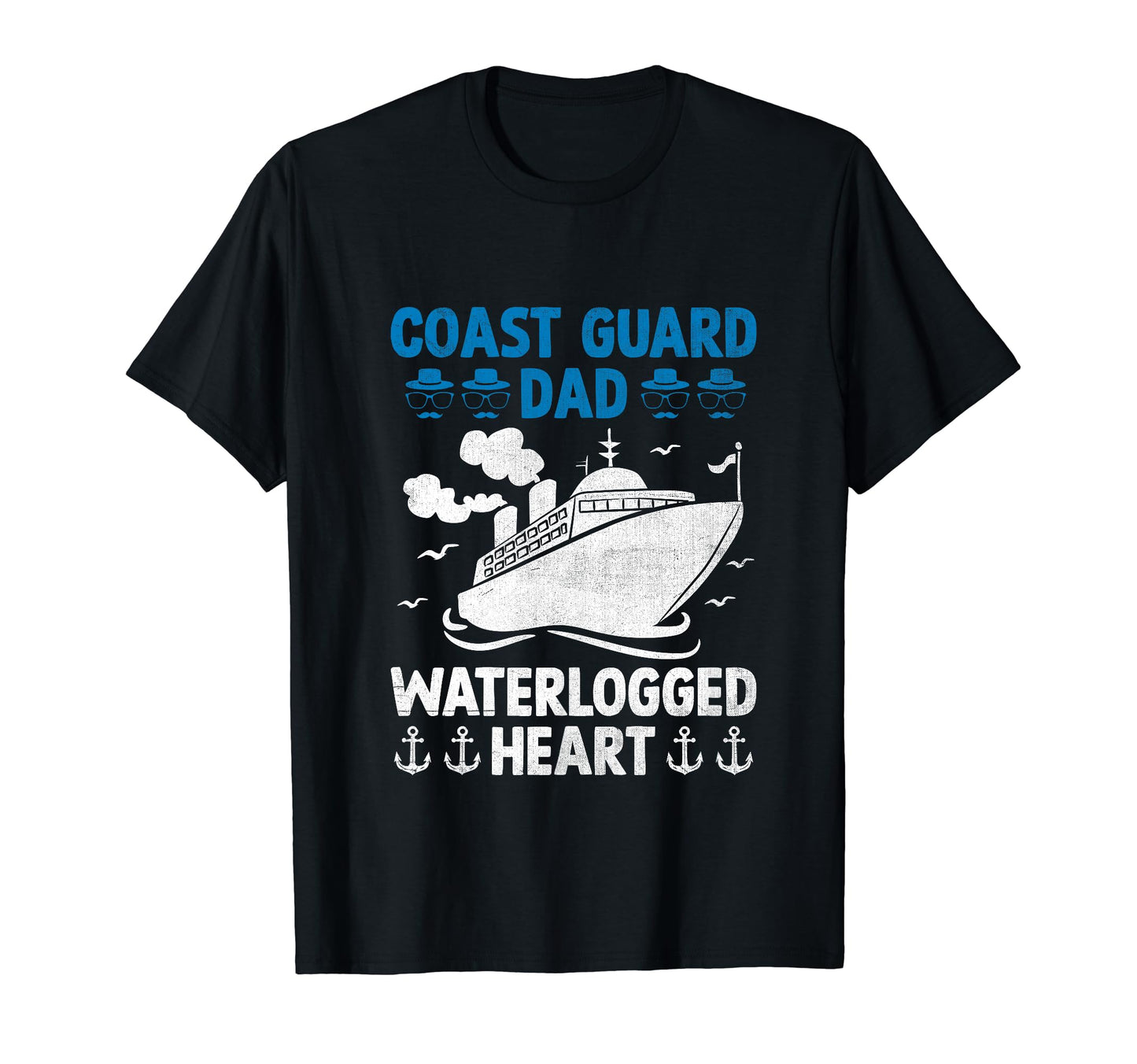 Coast Guard Dad Funny Proud Uscg Coastie T-Shirt - Novelty Apparel Unisex - T-Shirt, Sweatshirt, Hoodie