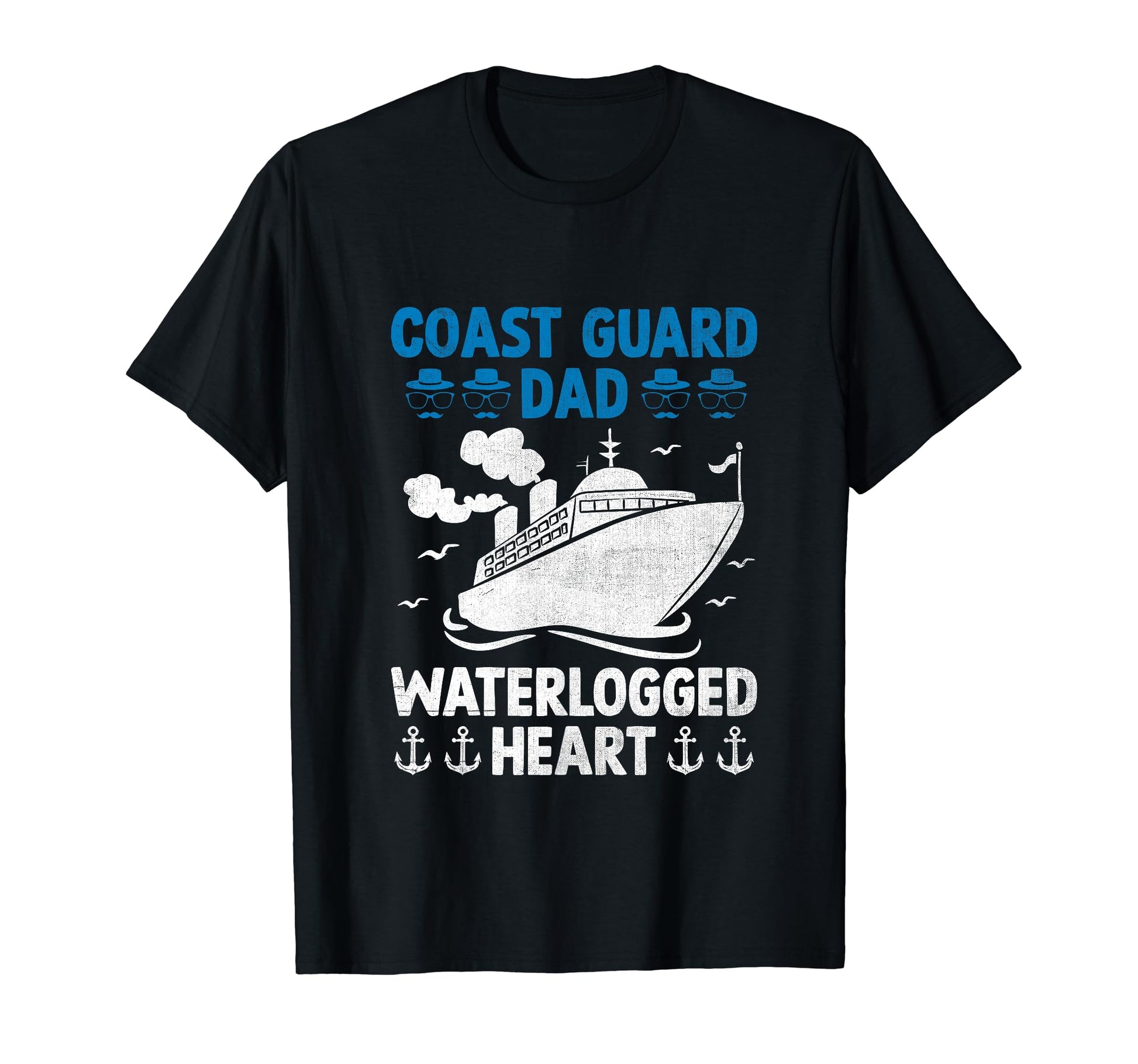 Coast Guard Dad Funny Proud Uscg Coastie T-Shirt - Novelty Apparel Unisex - T-Shirt, Sweatshirt, Hoodie
