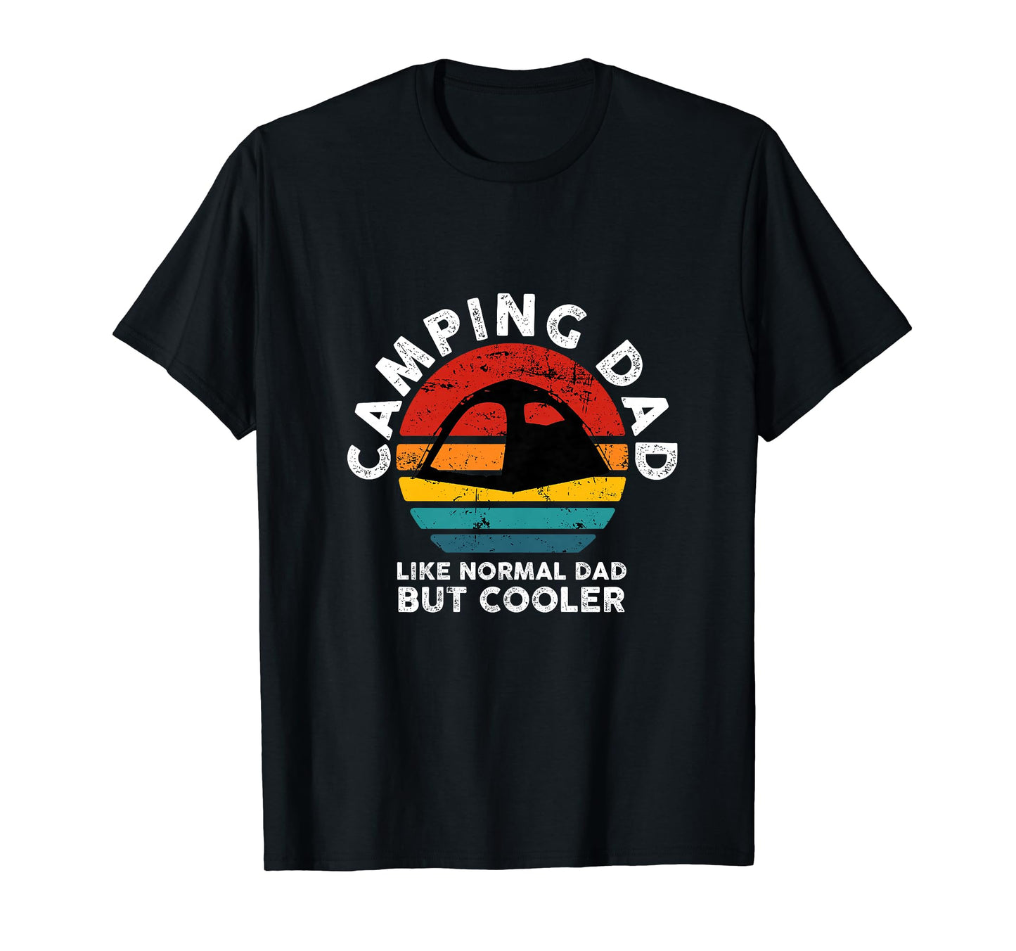 Camping Dad Like Normal Dad But T-Shirt - Minimalist Print for Adults - T-Shirt, Sweatshirt, Hoodie