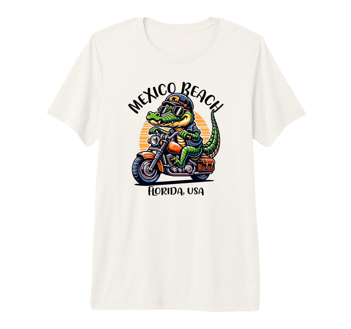 Mexico Beach Florida Usa Alligator T-Shirt - Trendy Graphic Men Women - T-Shirt, Sweatshirt, Hoodie