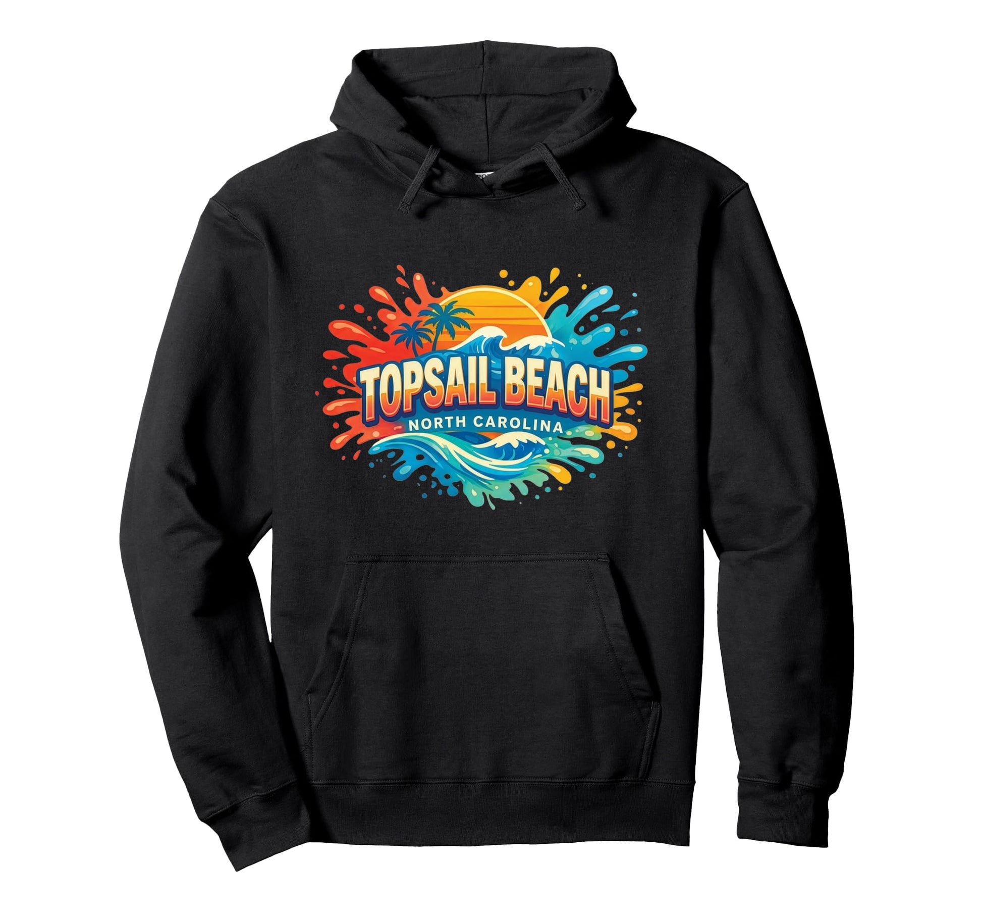 Topsail Beach North Carolina San Hoodie - Aesthetic Graphic Men Women - T-Shirt, Sweatshirt, Hoodie