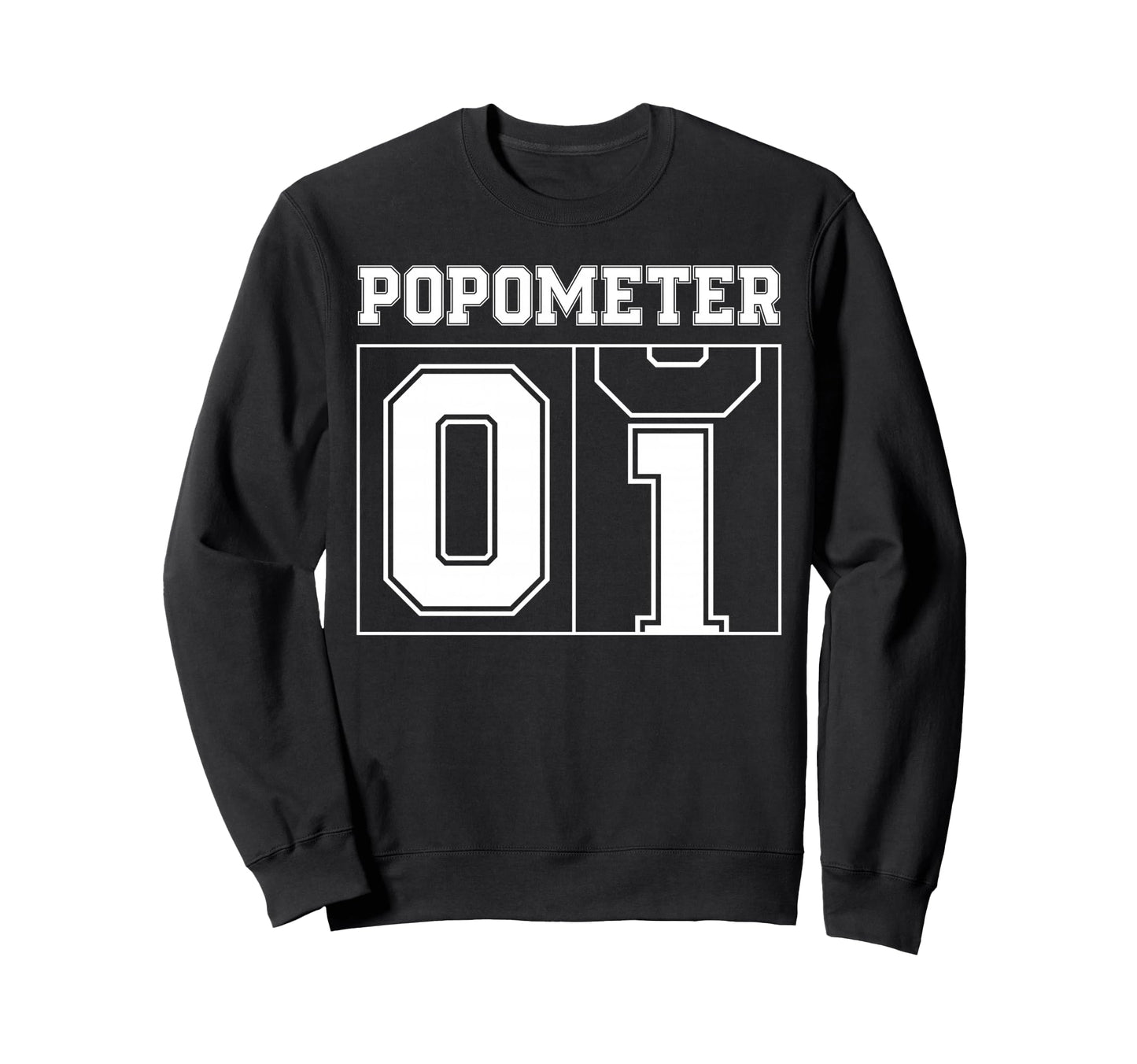 Popometer Promoted To Grandpa Est Sweatshirt - Aesthetic Graphic Unisex - T-Shirt, Sweatshirt, Hoodie