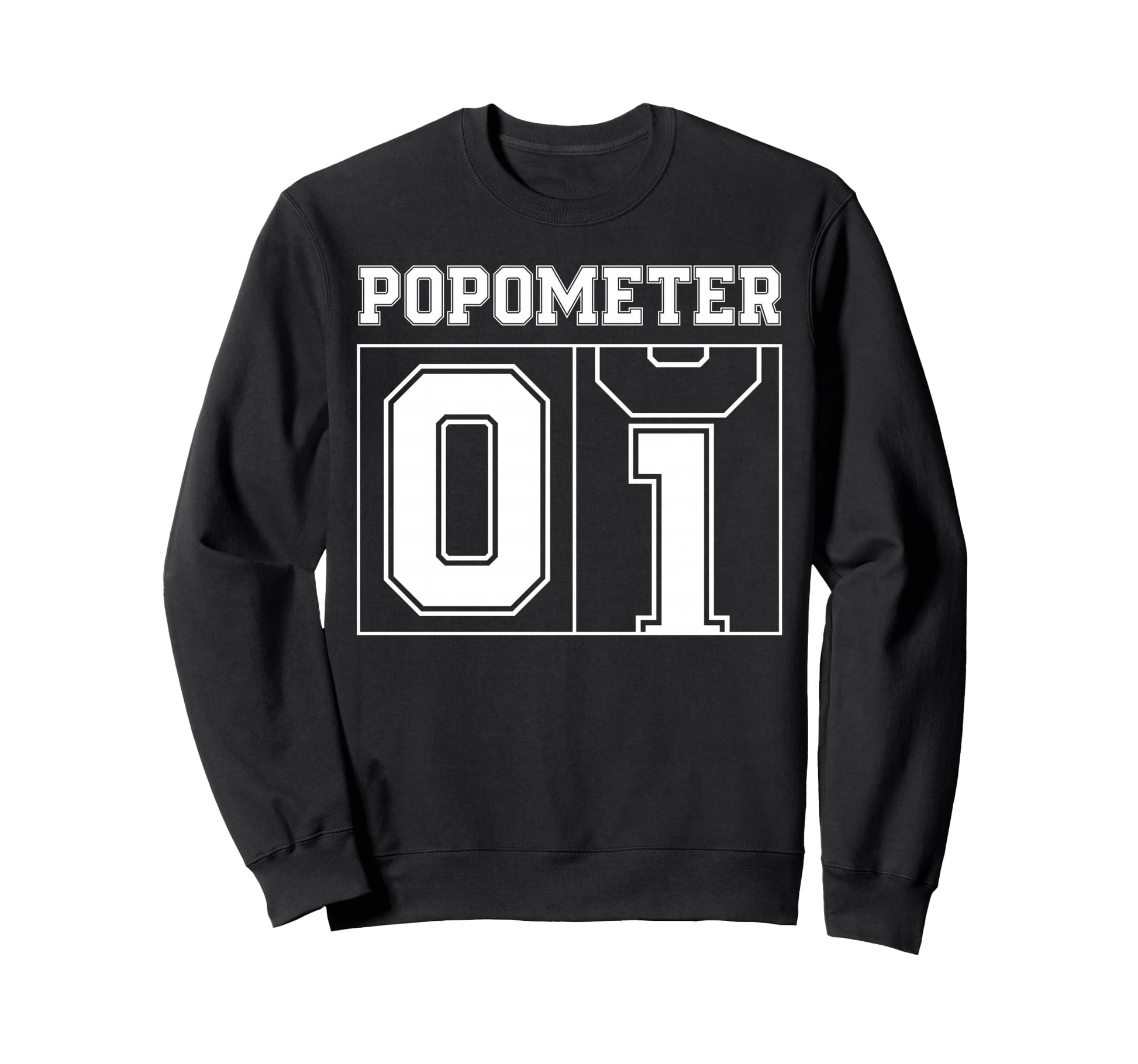 Popometer Promoted To Grandpa Est Sweatshirt - Aesthetic Graphic Unisex - T-Shirt, Sweatshirt, Hoodie