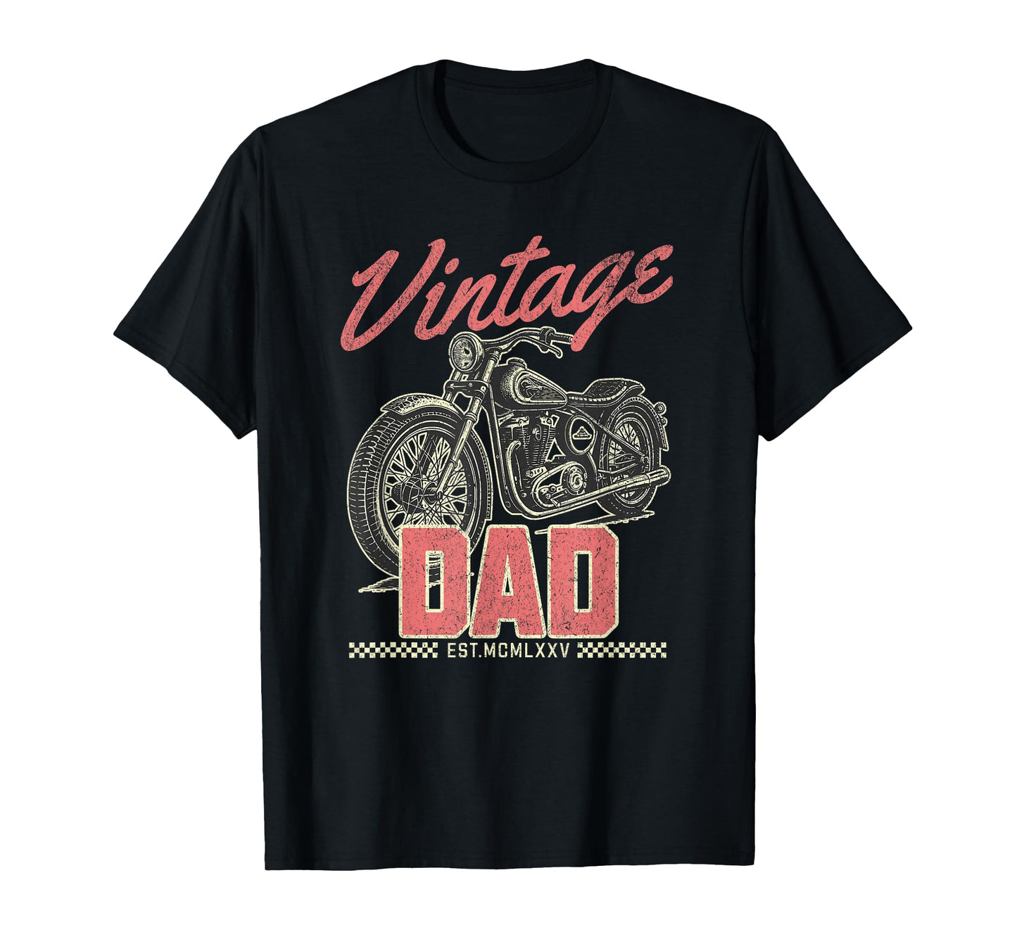 Dad Motorcycle Fathers Day Mechanic T-Shirt - Custom Art Print Unisex - T-Shirt, Sweatshirt, Hoodie