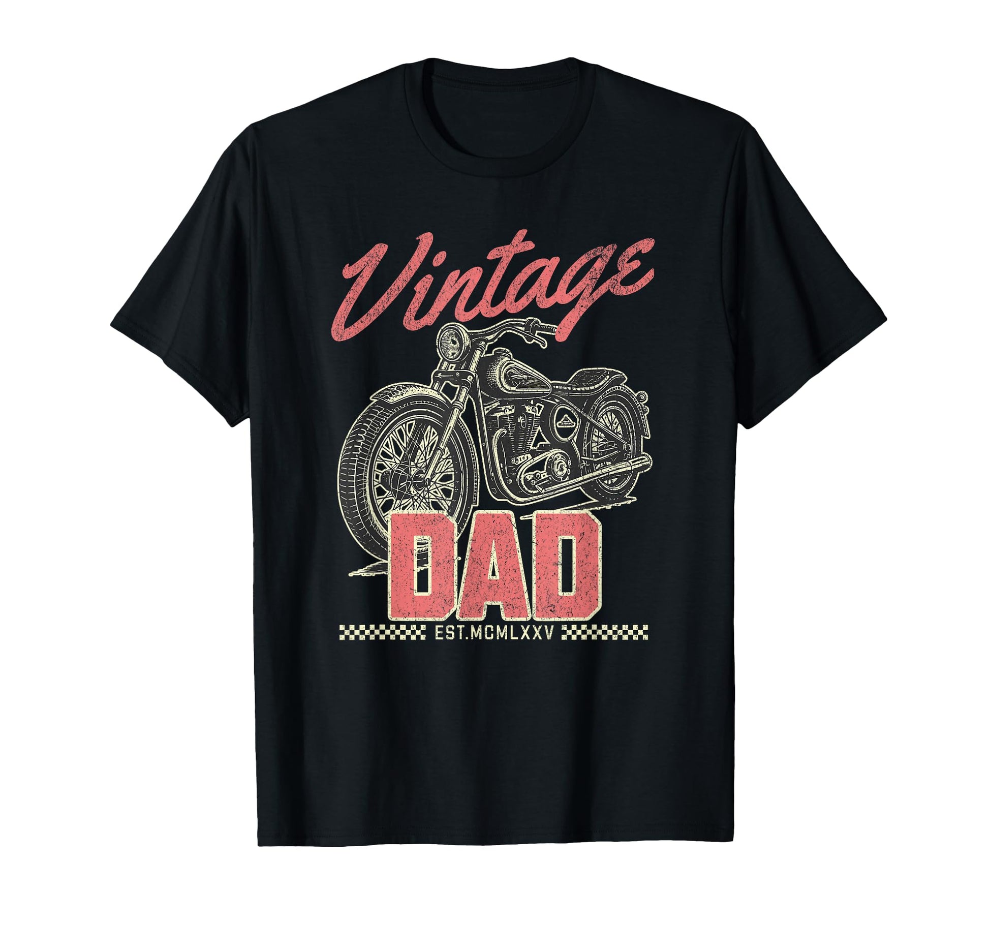 Dad Motorcycle Fathers Day Mechanic T-Shirt - Custom Art Print Unisex - T-Shirt, Sweatshirt, Hoodie