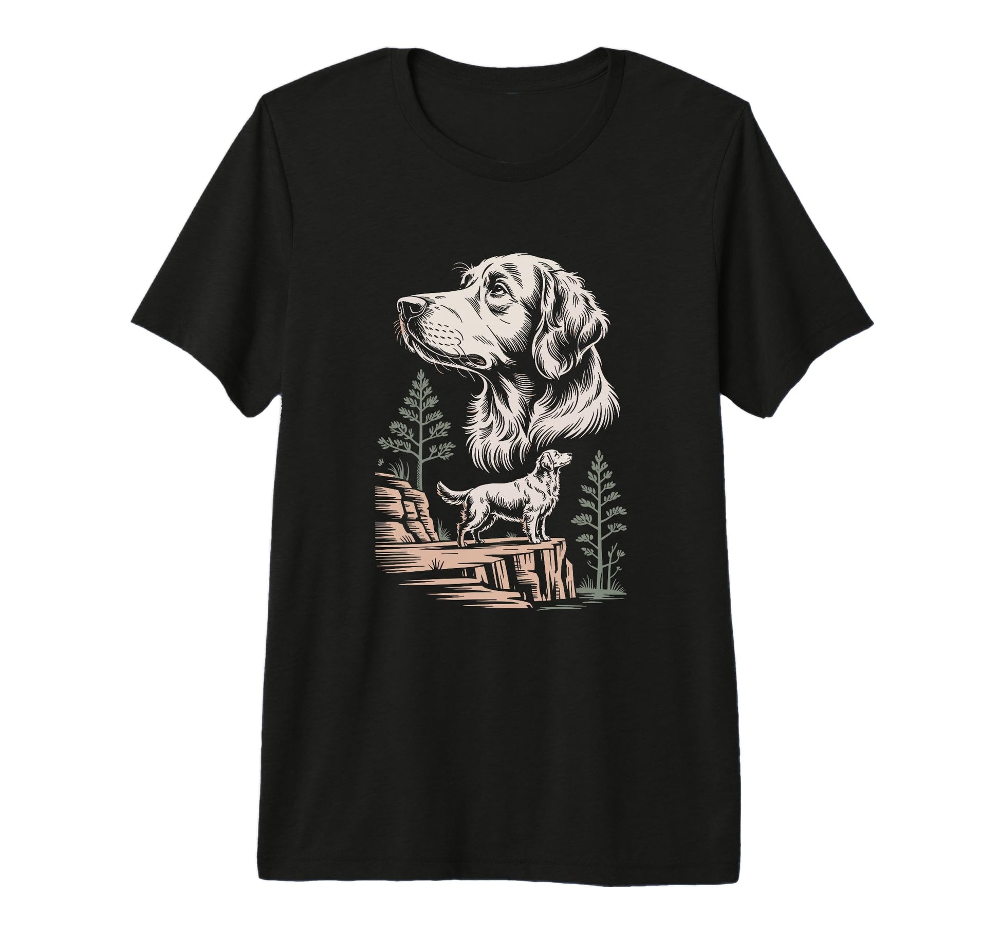 Mom Dad Flat Coated Retriever Dog T-Shirt - Streetwear Style Men Women - T-Shirt, Sweatshirt, Hoodie