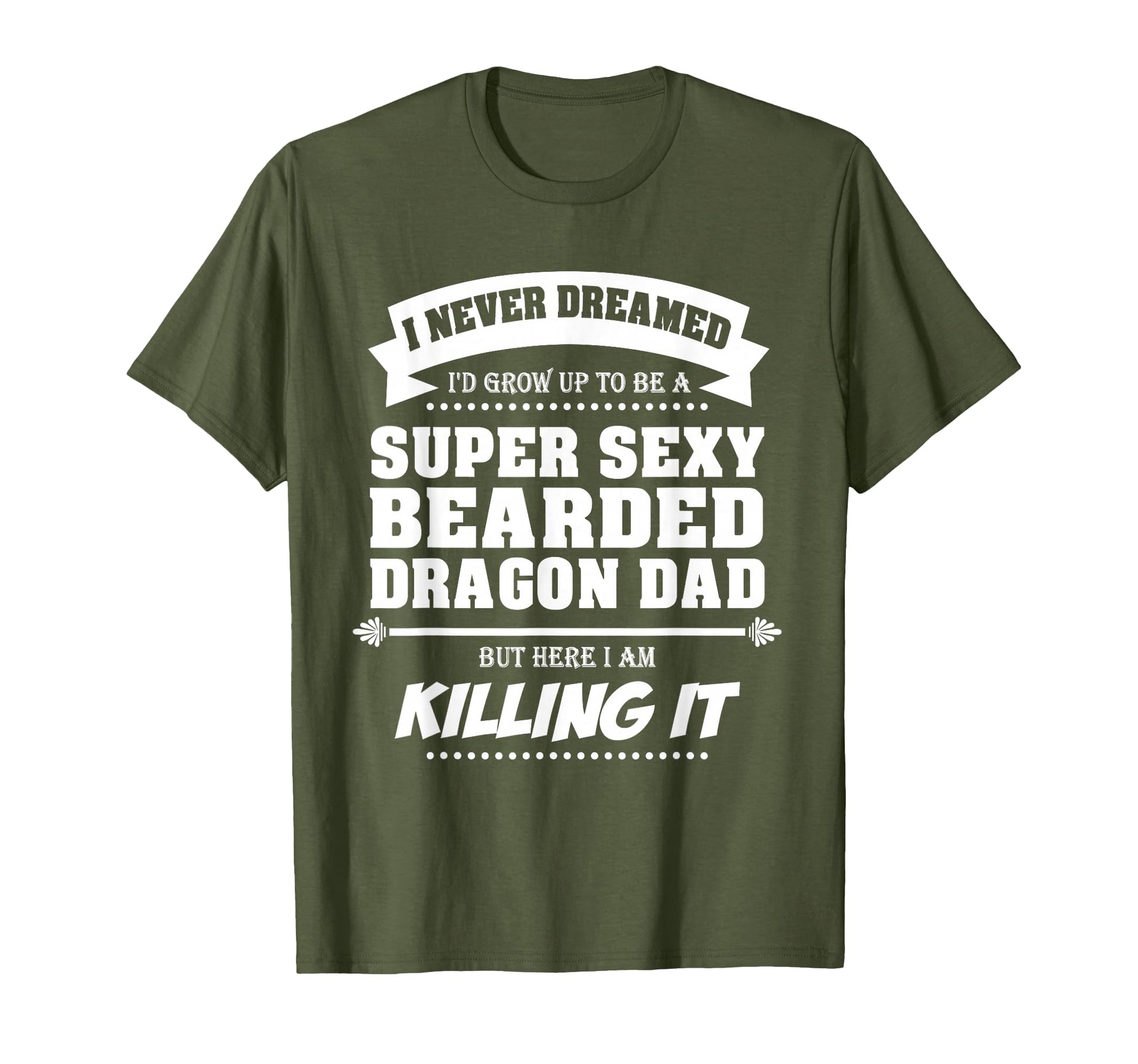 Bearded Dragon Dad Funny Fathers Day T-Shirt - Graphic Print Men Women - T-Shirt, Sweatshirt, Hoodie