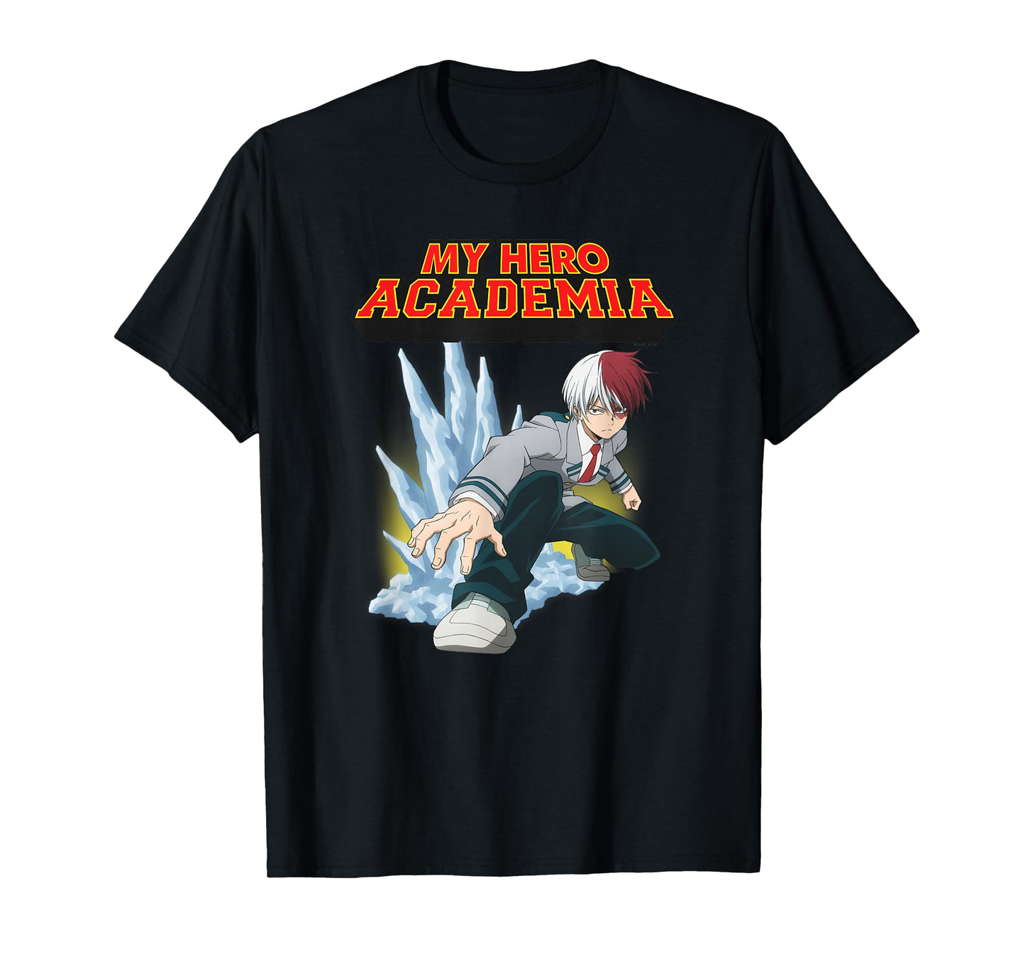 My Hero Academia Shoto Todoroki Half Cold T-Shirt - Unique Graphic Unisex - T-Shirt, Sweatshirt, Hoodie