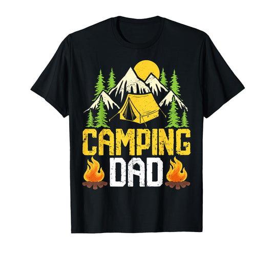 Camping Dad Camp Camper Tent Sweatshirt - Streetwear Style Men Women - T-Shirt, Sweatshirt, Hoodie