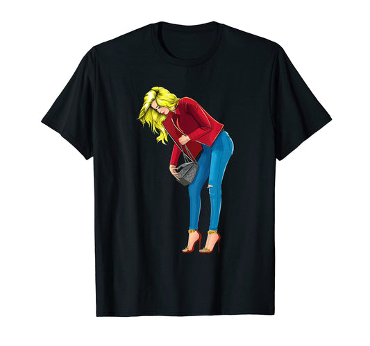 Blonde Pop Art T-Shirt - Novelty Apparel Men Women - T-Shirt, Sweatshirt, Hoodie