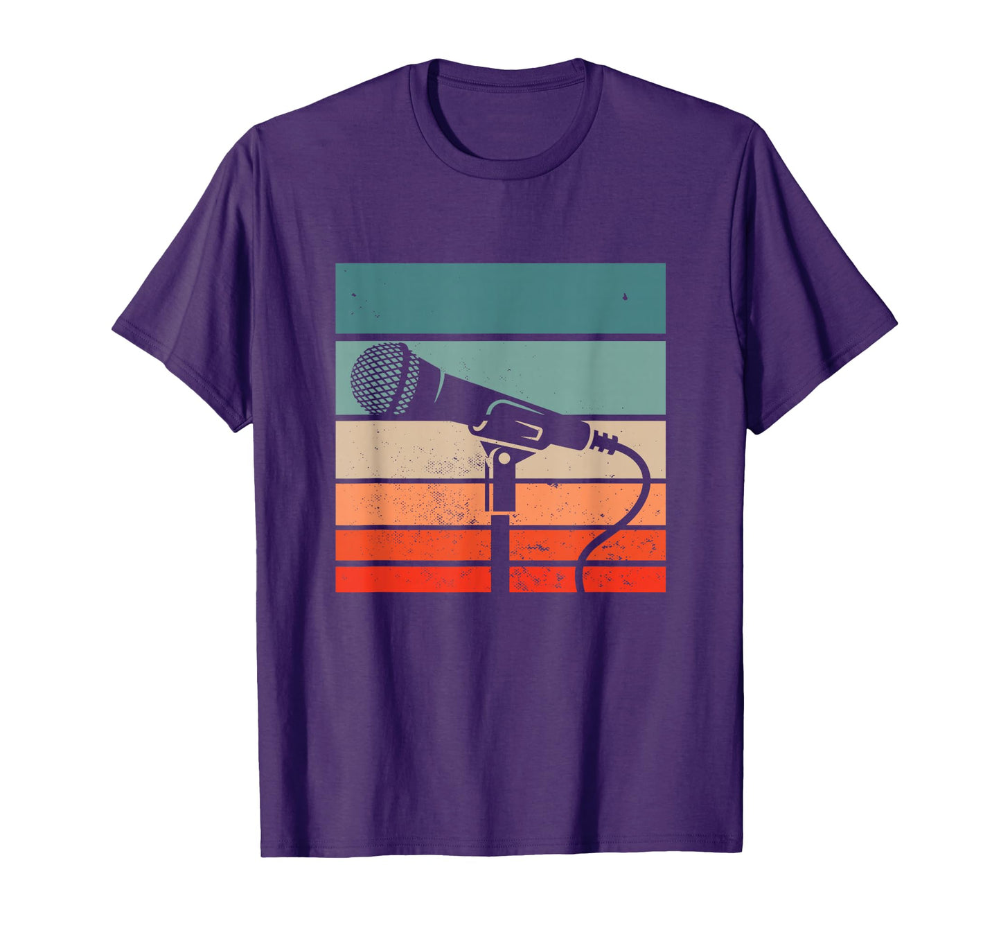 Karaoke Singer Microphone Music Singing T-Shirt - Unique Graphic Unisex - T-Shirt, Sweatshirt, Hoodie
