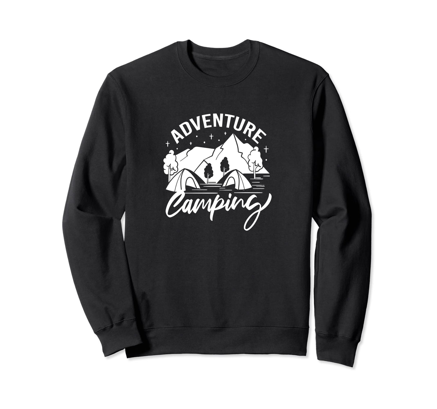Nature Camper Wildlife Adventure Sweatshirt - Unique Graphic Men Women - T-Shirt, Sweatshirt, Hoodie