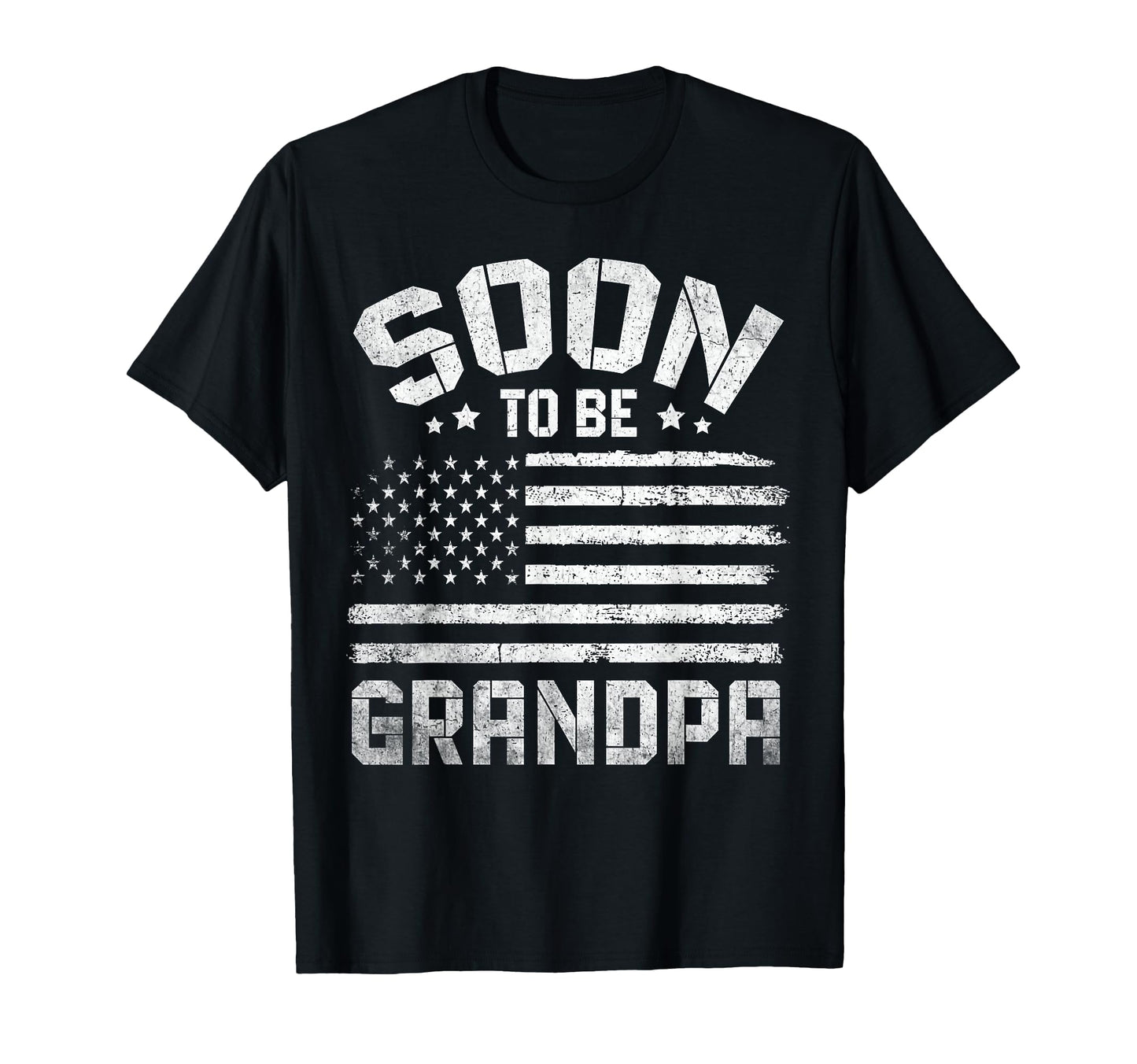 Soon To Be Grandpa American Flag 4Th T-Shirt - Aesthetic Graphic Men Women - T-Shirt, Sweatshirt, Hoodie