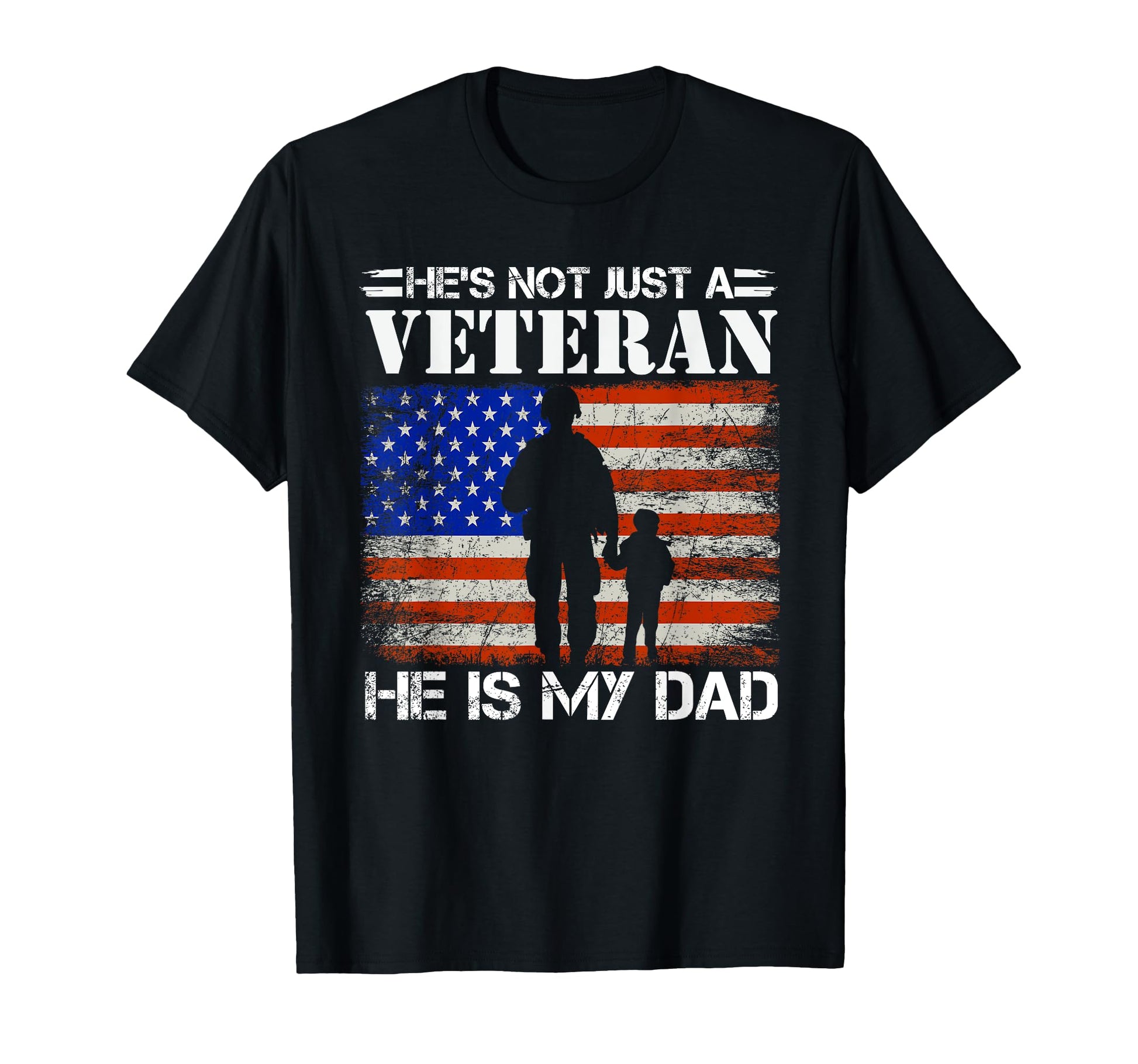 Us Flag Veteran Day He Is Not Just Veteran T-Shirt - Trendy Graphic Unisex - T-Shirt, Sweatshirt, Hoodie