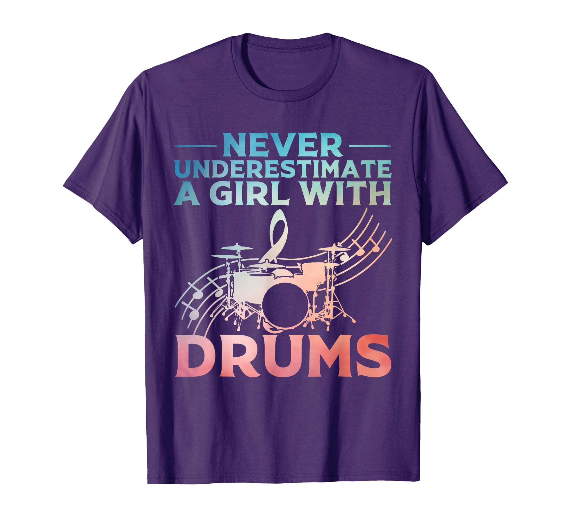 Funny Drummer Art Drum Set Musician T-Shirt - Fun Novelty Design Unisex - T-Shirt, Sweatshirt, Hoodie
