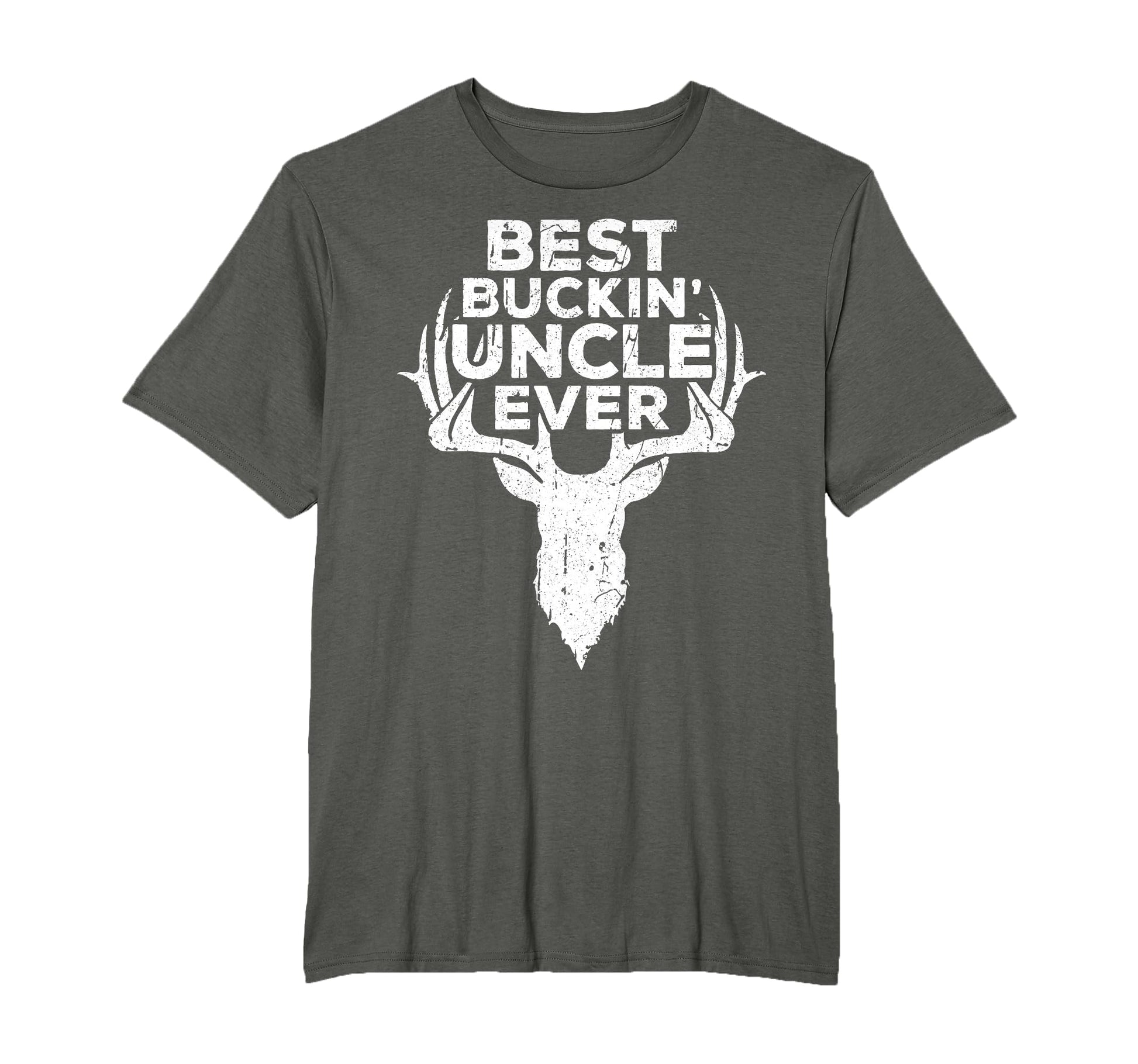 Best Buckin Uncle Ever Hunting T-Shirt - Minimalist Print Men Women - T-Shirt, Sweatshirt, Hoodie