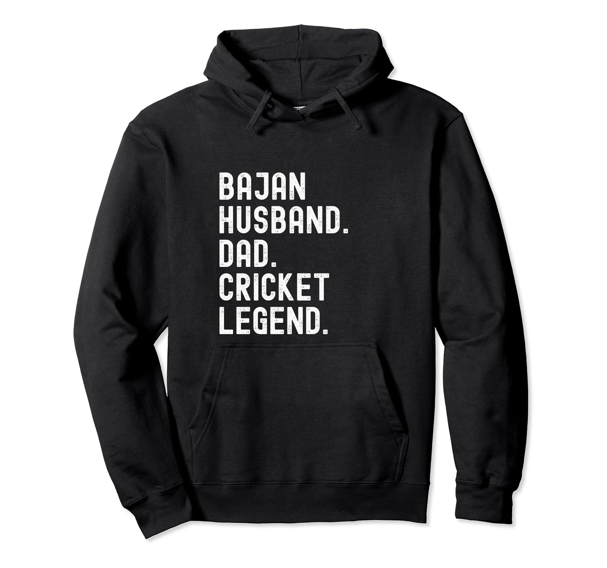 Bajan Husband Dad Cricket Legend Hoodie - Novelty Apparel Men Women - T-Shirt, Sweatshirt, Hoodie