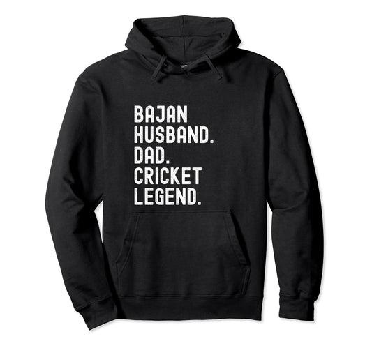 Bajan Husband Dad Cricket Legend Hoodie - Novelty Apparel Men Women - T-Shirt, Sweatshirt, Hoodie