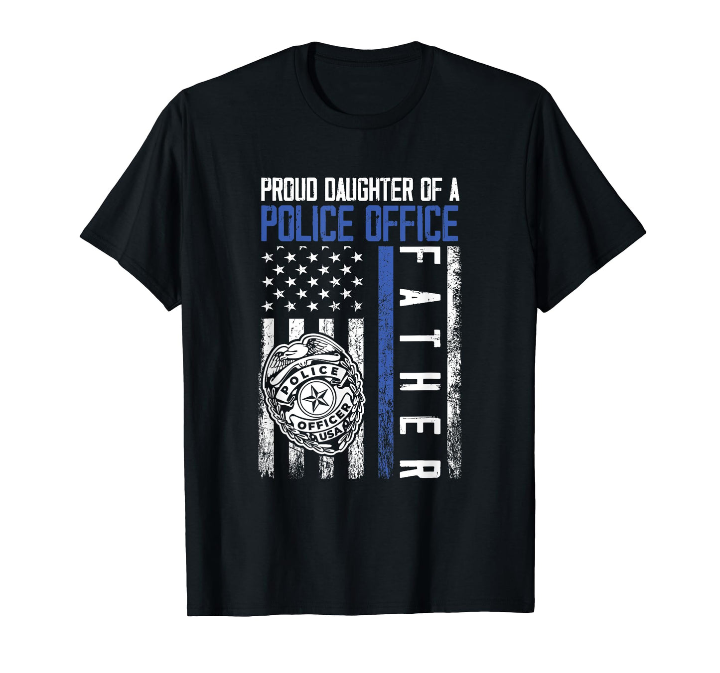 Police Dad Law Enforcement Daddy T-Shirt - Aesthetic Graphic Men Women - T-Shirt, Sweatshirt, Hoodie