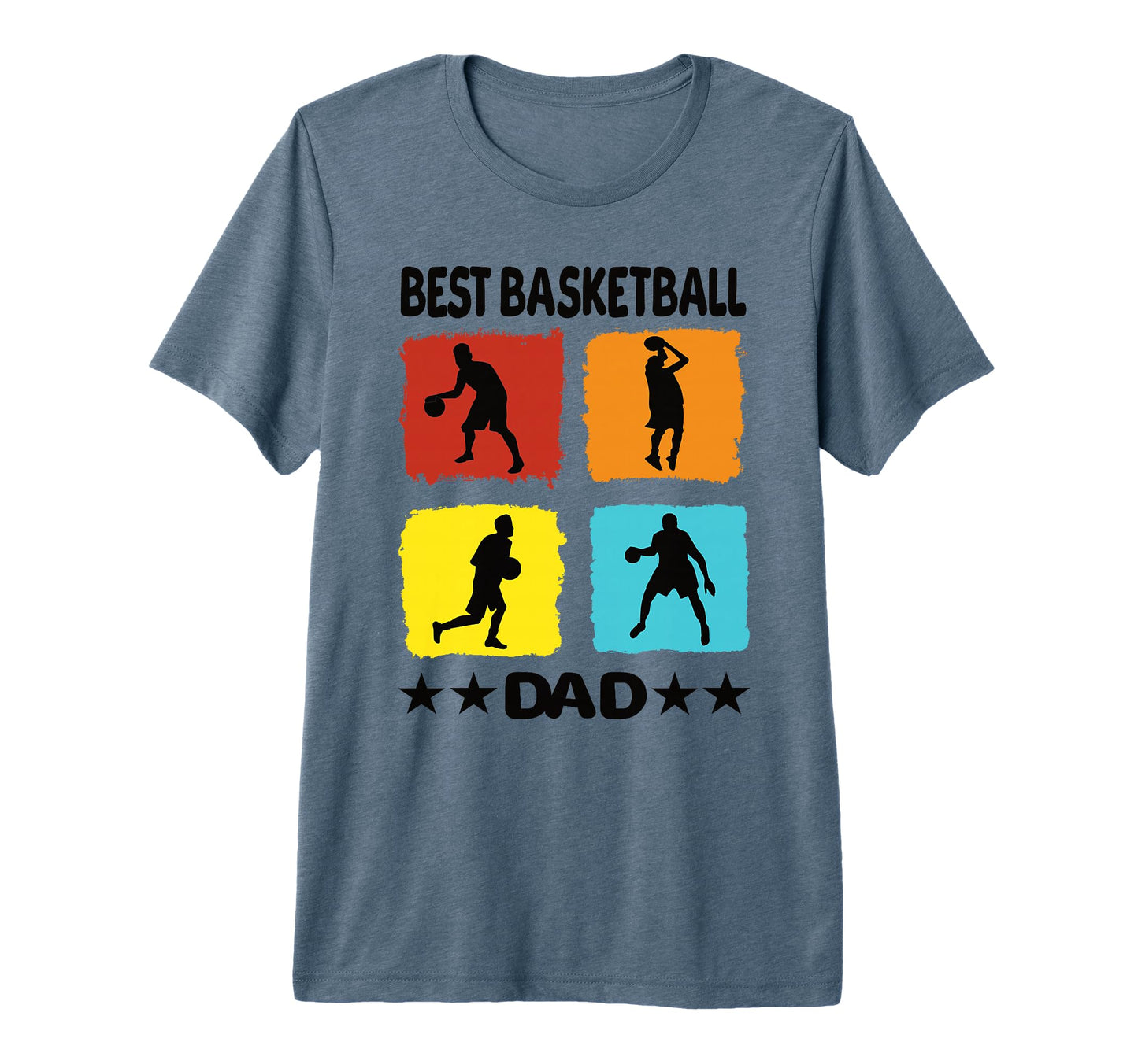 Best Basketball Dad Basketball Basketball T-Shirt - Graphic Print Unisex - T-Shirt, Sweatshirt, Hoodie