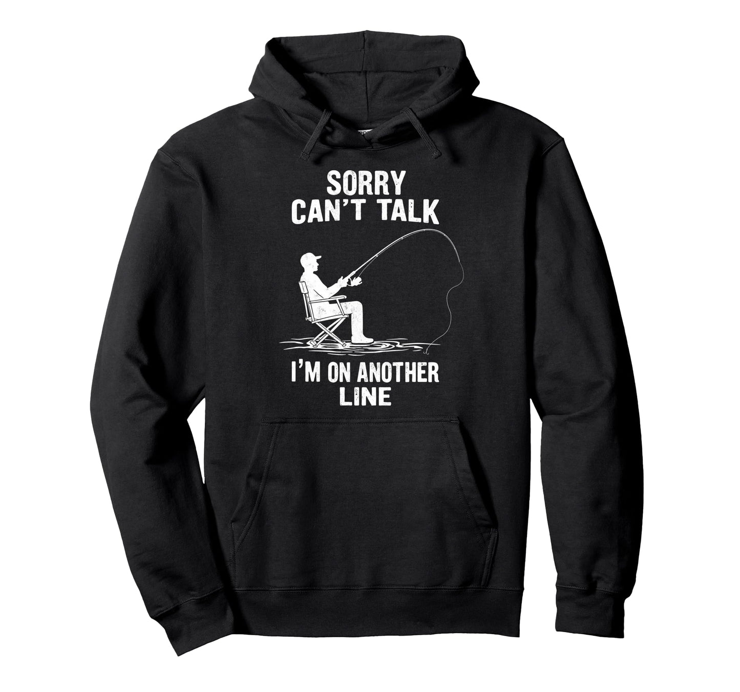 Sorry Cant Talk Im My Other Line Hoodie - Aesthetic Graphic Men Women - T-Shirt, Sweatshirt, Hoodie