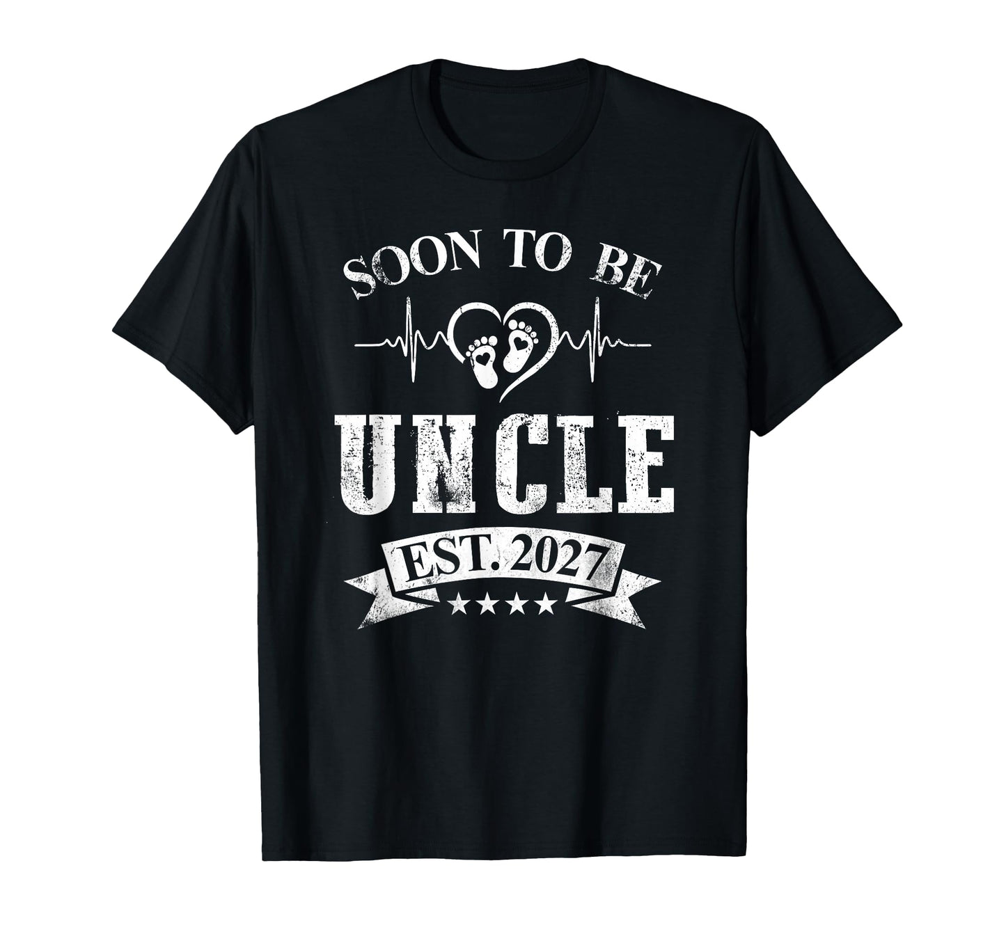 Mens Promoted To New Uncle 2027 T-Shirt - Fun Novelty Design for Adults - T-Shirt, Sweatshirt, Hoodie