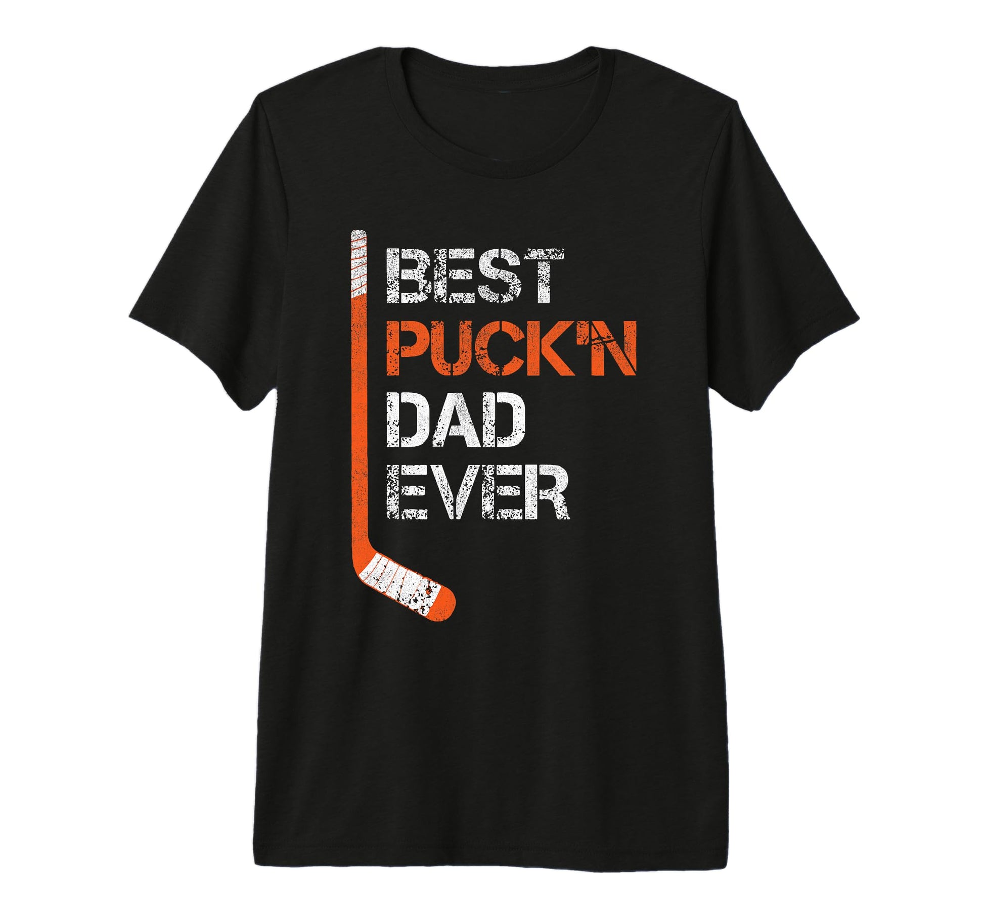 Funny Fathers Day Hockey Dad Best Puckn T-Shirt - Unique Graphic Men Women - T-Shirt, Sweatshirt, Hoodie