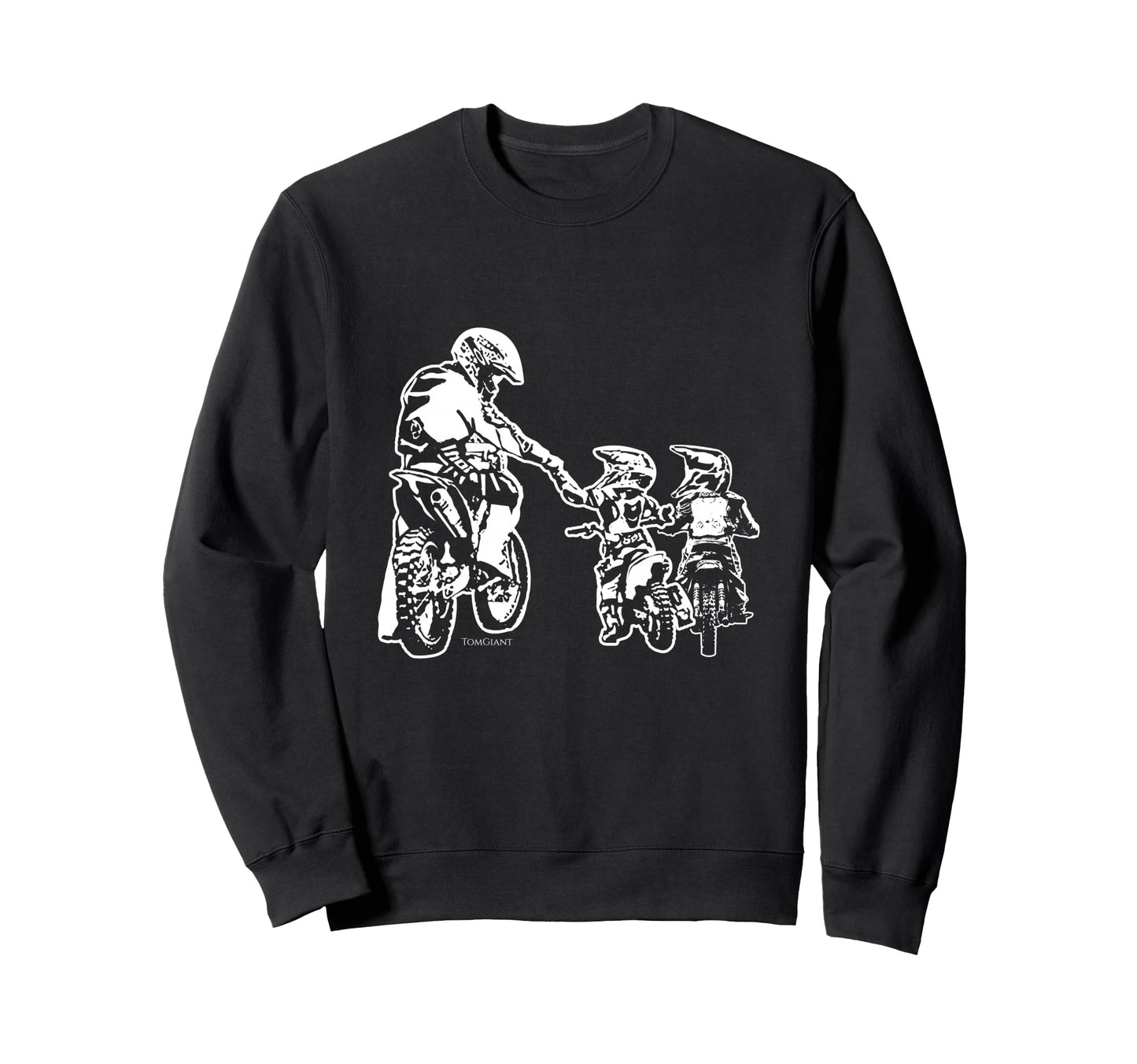 Dad Dirt Bike Rider Motocross Father Sweatshirt - Novelty Apparel Unisex - T-Shirt, Sweatshirt, Hoodie
