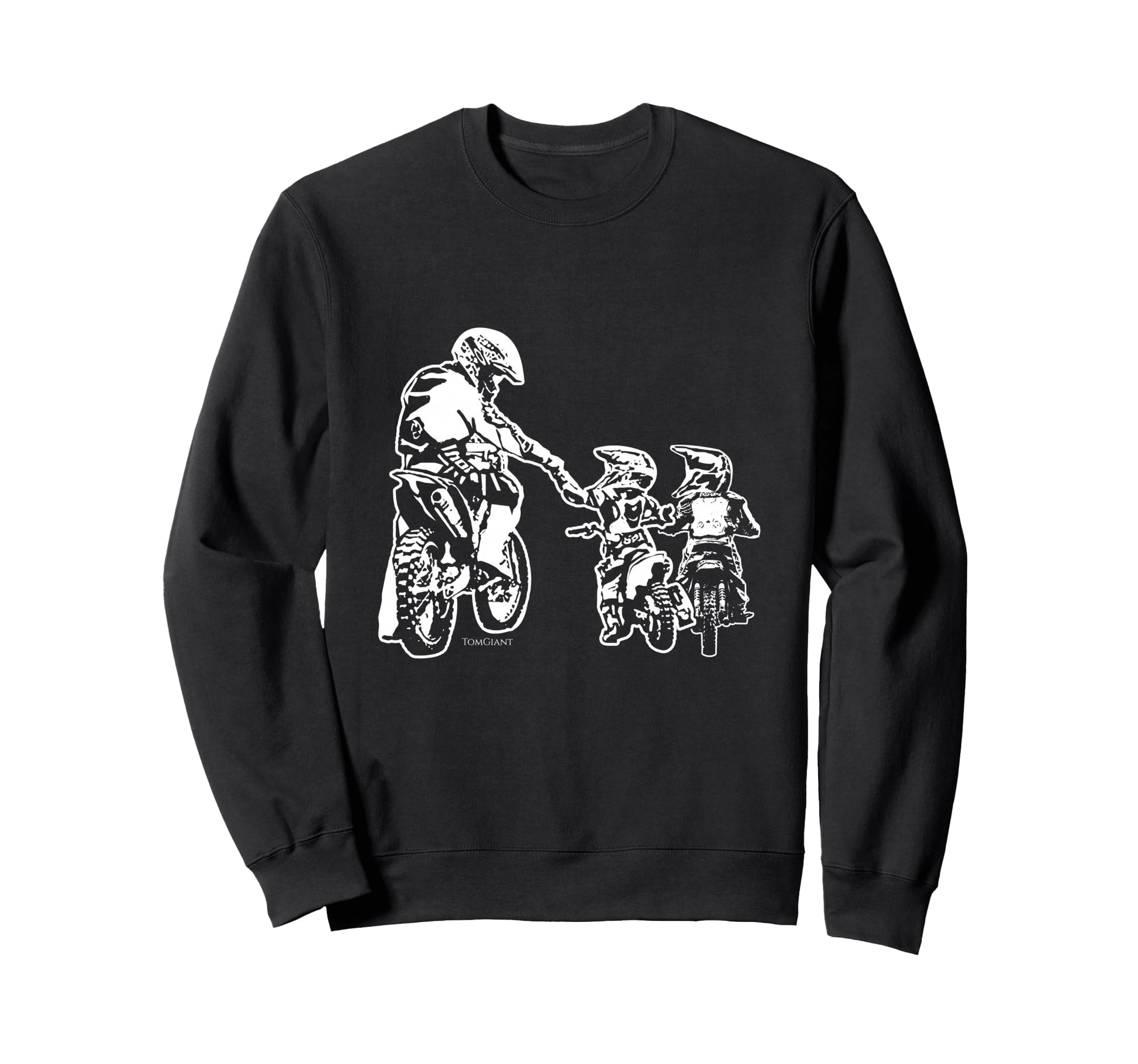 Dad Dirt Bike Rider Motocross Father Sweatshirt - Novelty Apparel Unisex - T-Shirt, Sweatshirt, Hoodie