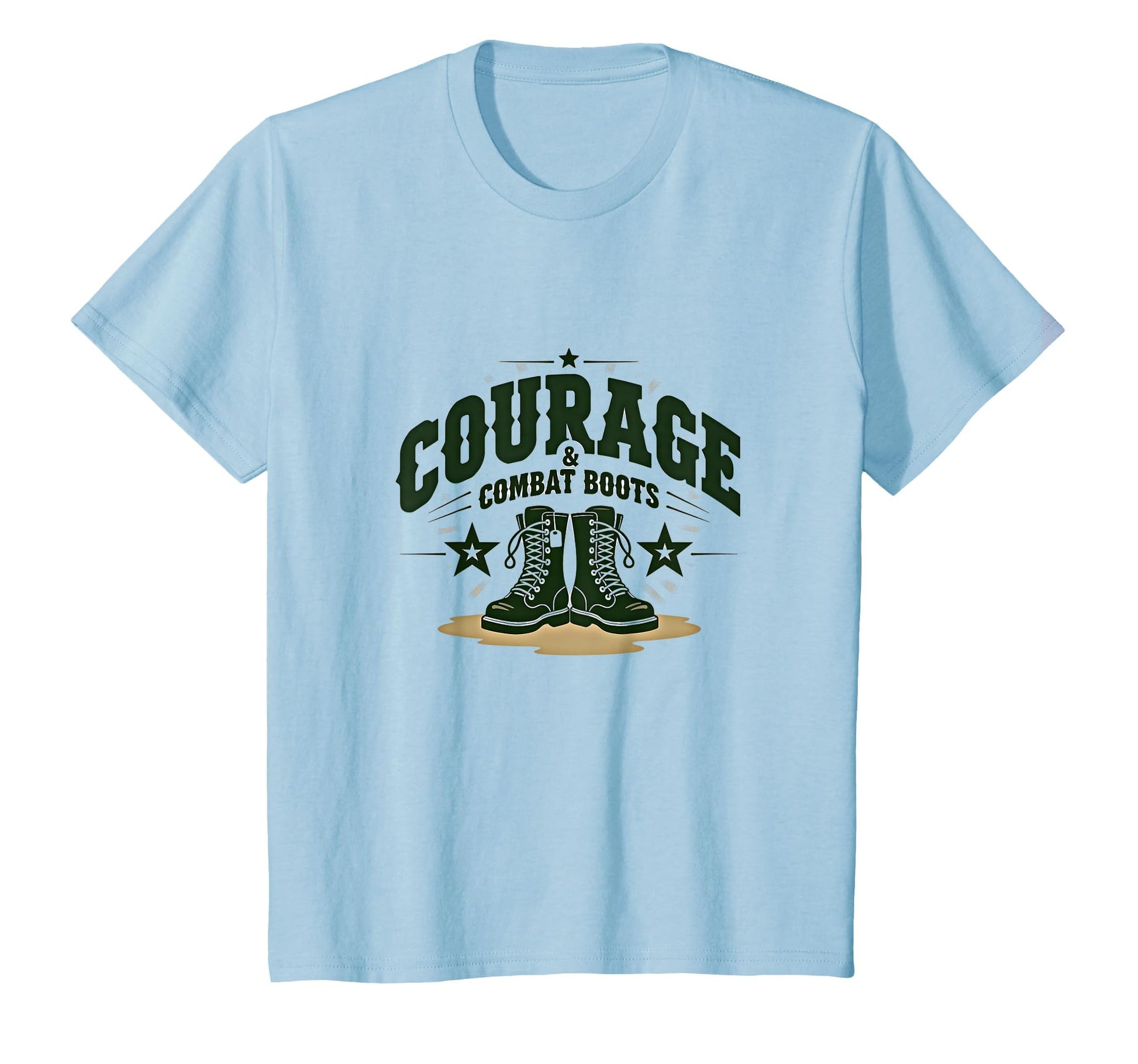 Army Dads American Dad Courage T-Shirt - Custom Art Print for Adults - T-Shirt, Sweatshirt, Hoodie