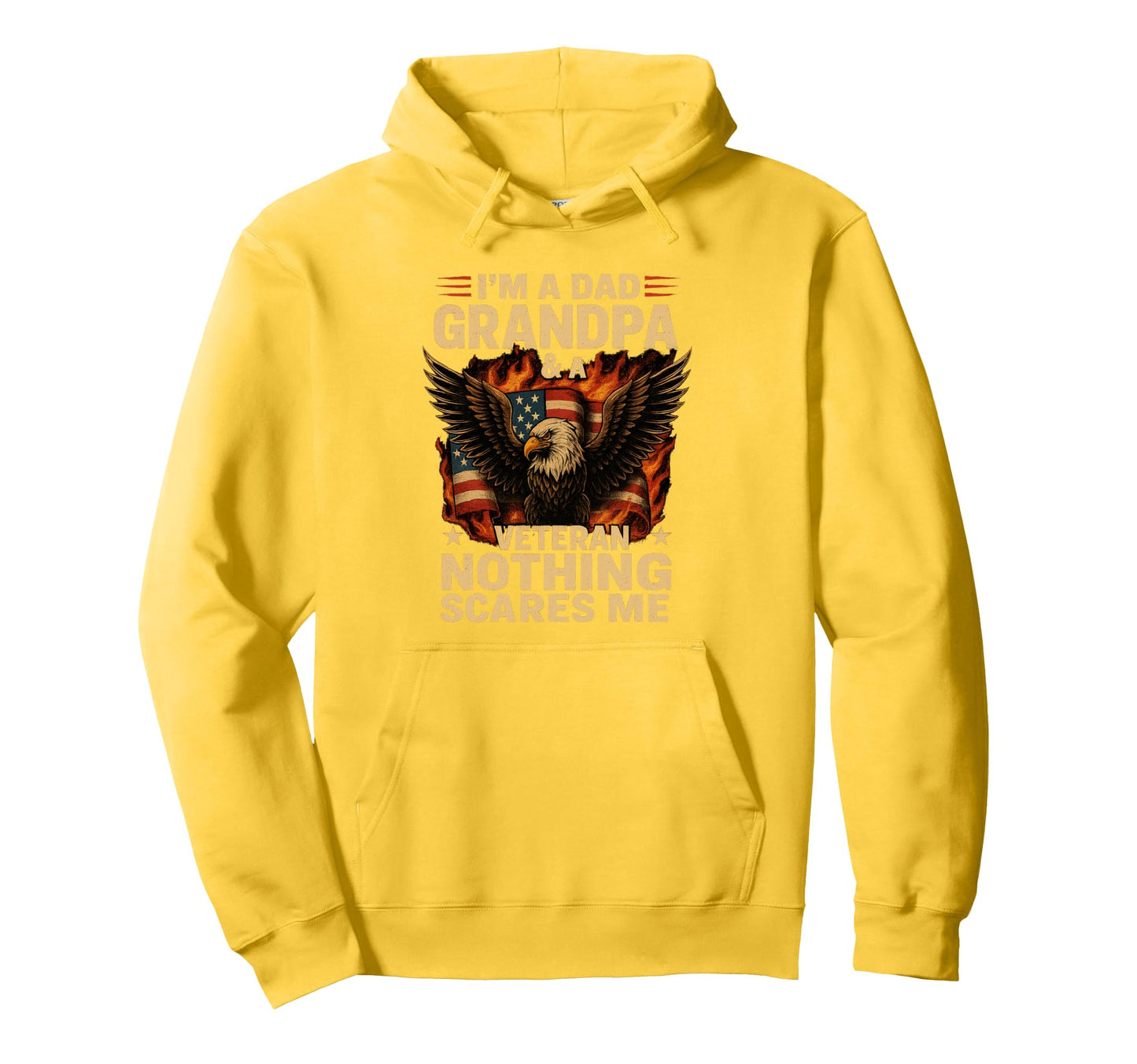 Im Dad Gramdpa Veteran Papa Fathers Hoodie - Custom Art Print Men Women - T-Shirt, Sweatshirt, Hoodie