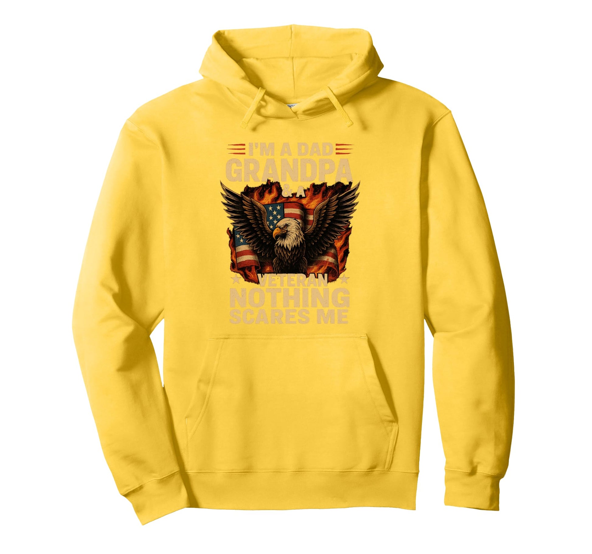 Im Dad Gramdpa Veteran Papa Fathers Hoodie - Custom Art Print Men Women - T-Shirt, Sweatshirt, Hoodie