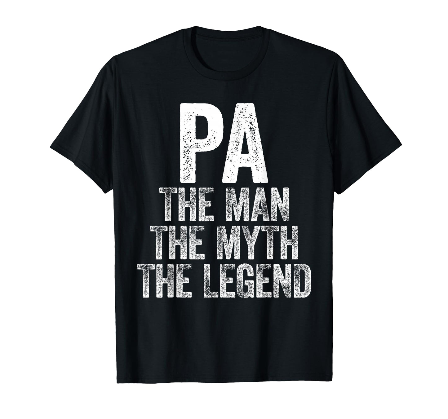 Pa Myth Legend Fathers Day T-Shirt - Custom Art Print Unisex - T-Shirt, Sweatshirt, Hoodie