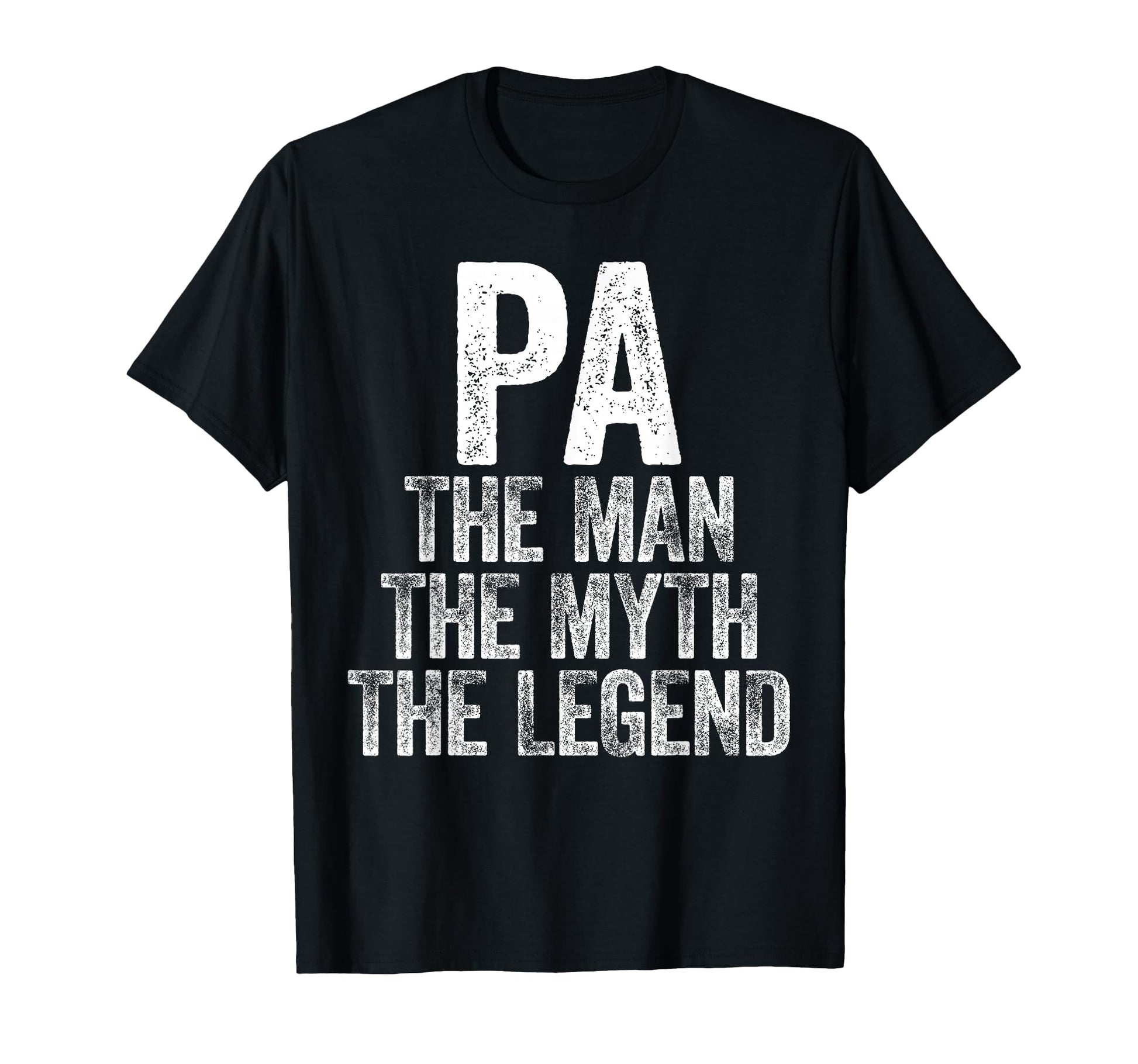 Pa Myth Legend Fathers Day T-Shirt - Custom Art Print Unisex - T-Shirt, Sweatshirt, Hoodie