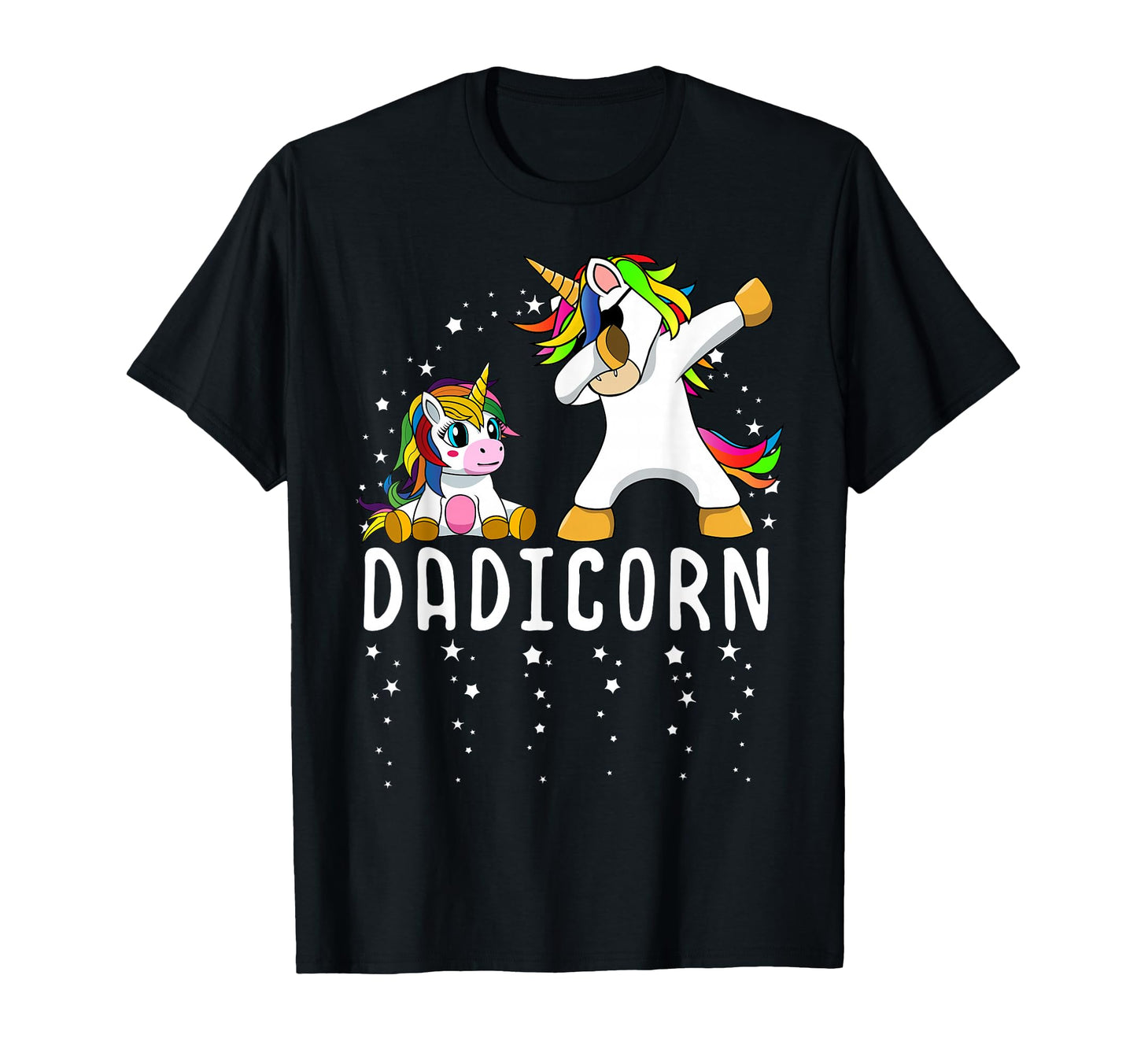 Dadicorn Unicorn Dad And Fathers Day T-Shirt - Custom Art Print for Adults - T-Shirt, Sweatshirt, Hoodie