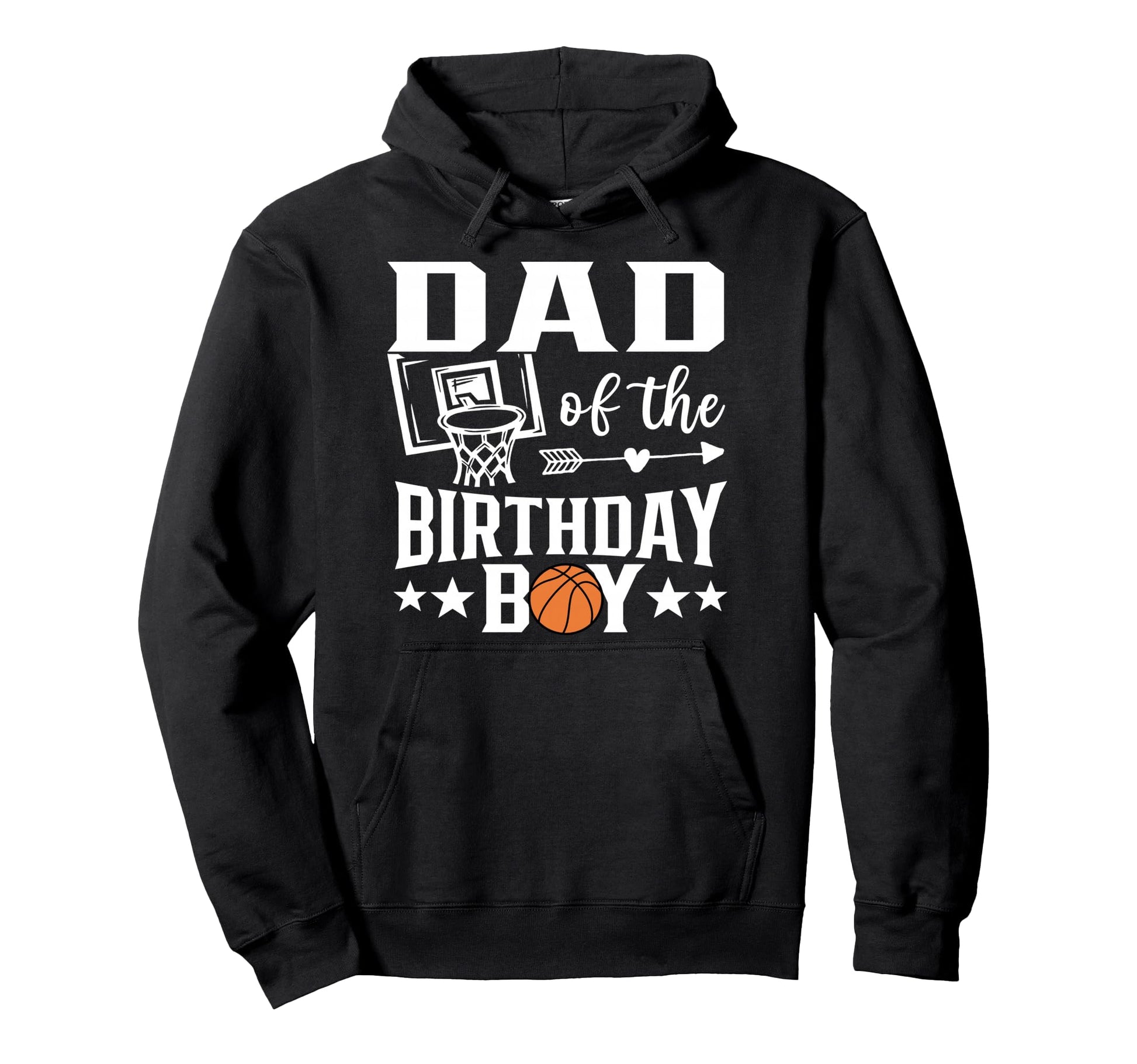 Basketball Dad Birthday Family Matching Hoodie - Trendy Graphic Men Women - T-Shirt, Sweatshirt, Hoodie
