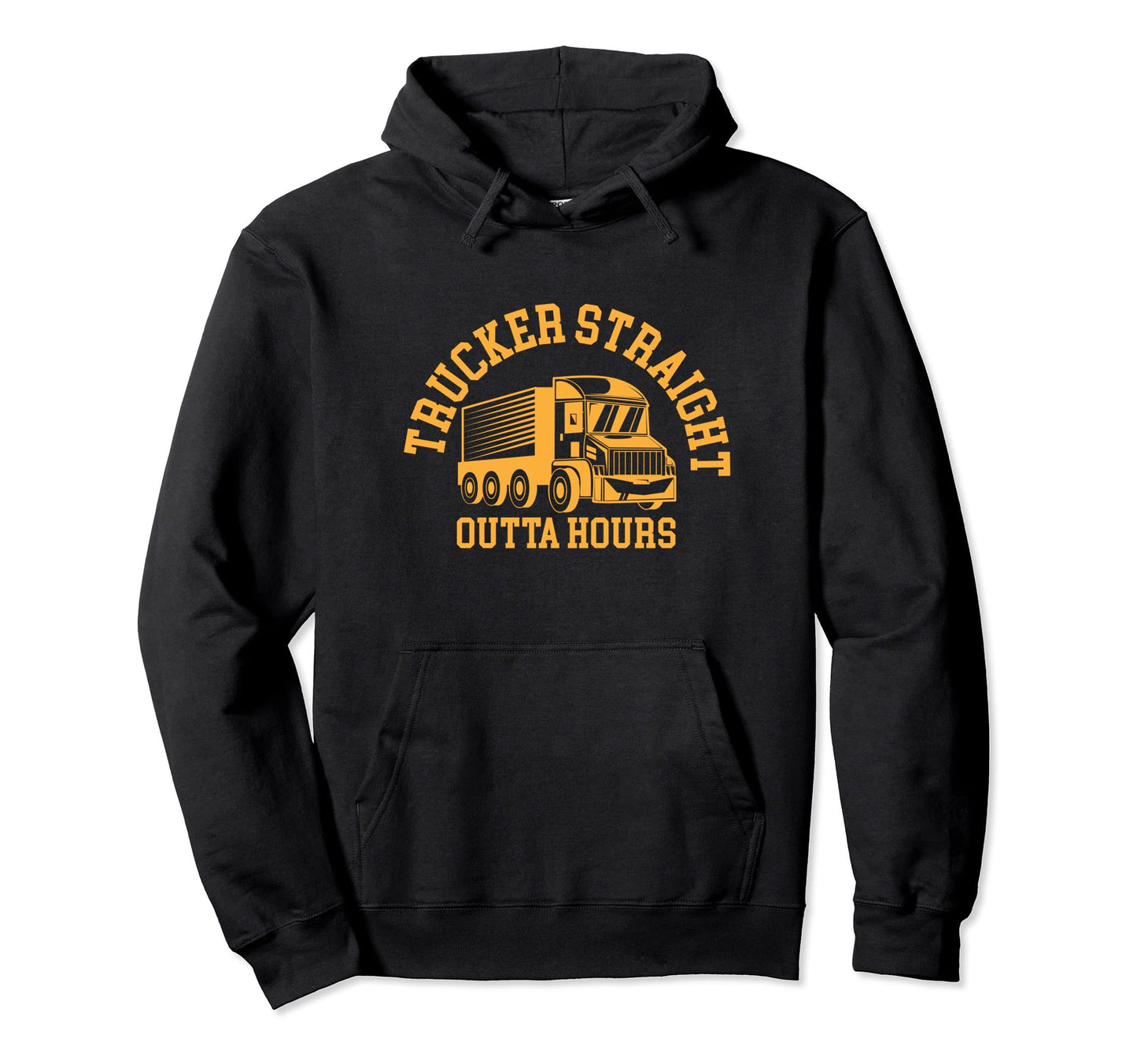Truck Driver Trucker Freighter Hoodie - Minimalist Print for Adults - T-Shirt, Sweatshirt, Hoodie