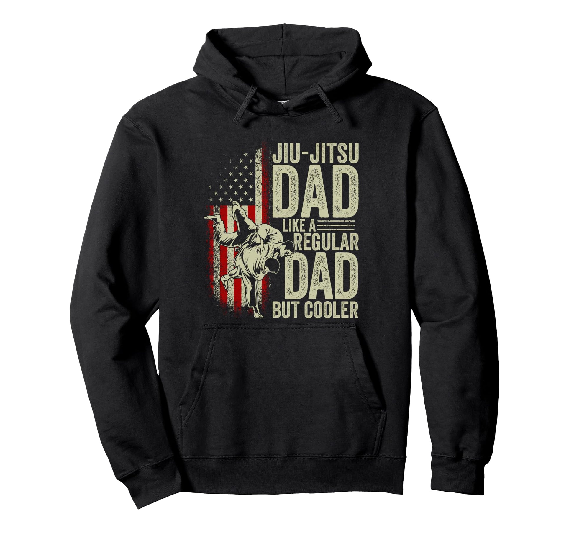 Jiu Jitsu Dad Like Regular Dad But Hoodie - Aesthetic Graphic Men Women - T-Shirt, Sweatshirt, Hoodie
