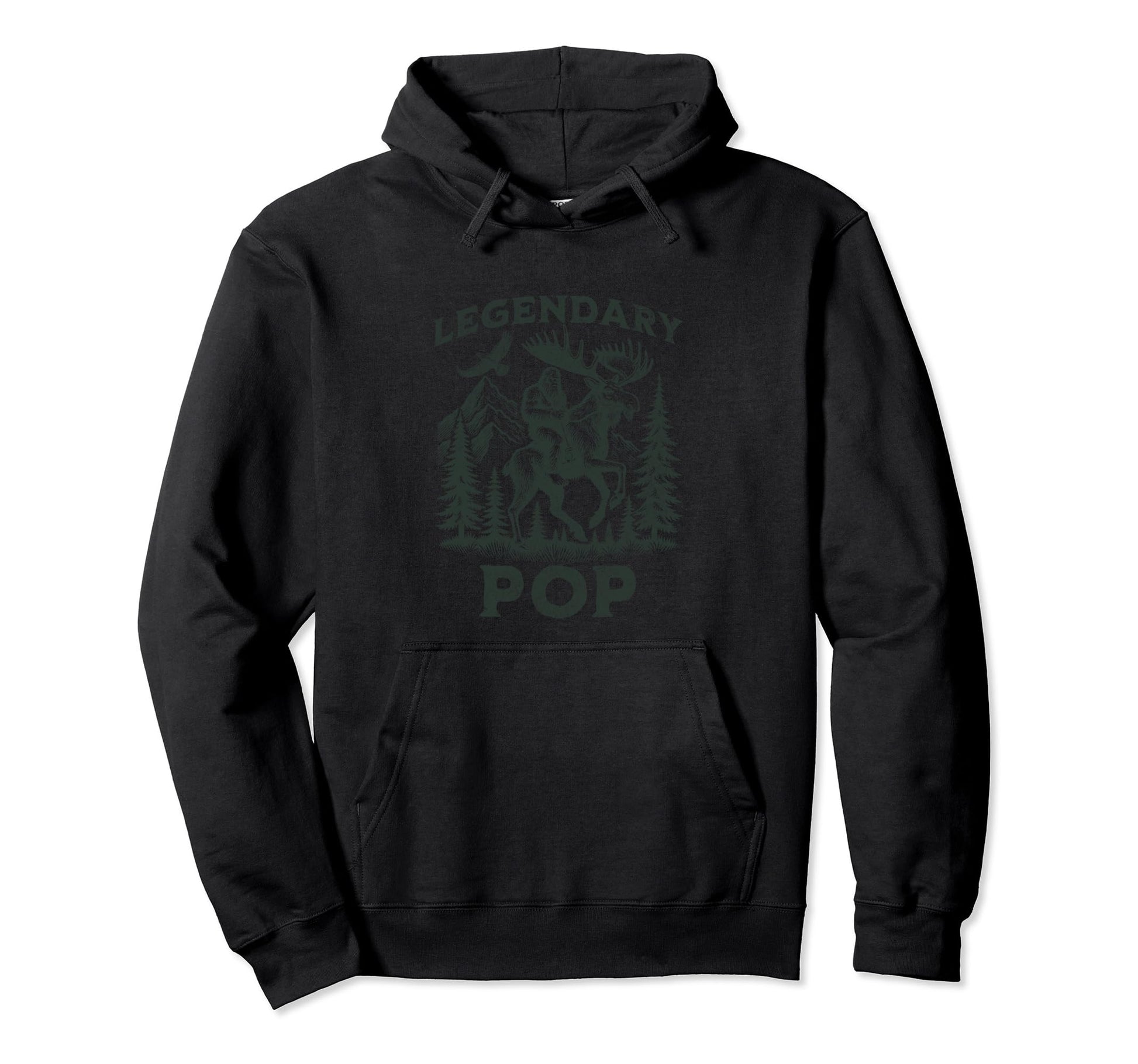 Legendary Pop Bigfoot Funny Fathers Day Hoodie - Trendy Graphic for Adults - T-Shirt, Sweatshirt, Hoodie