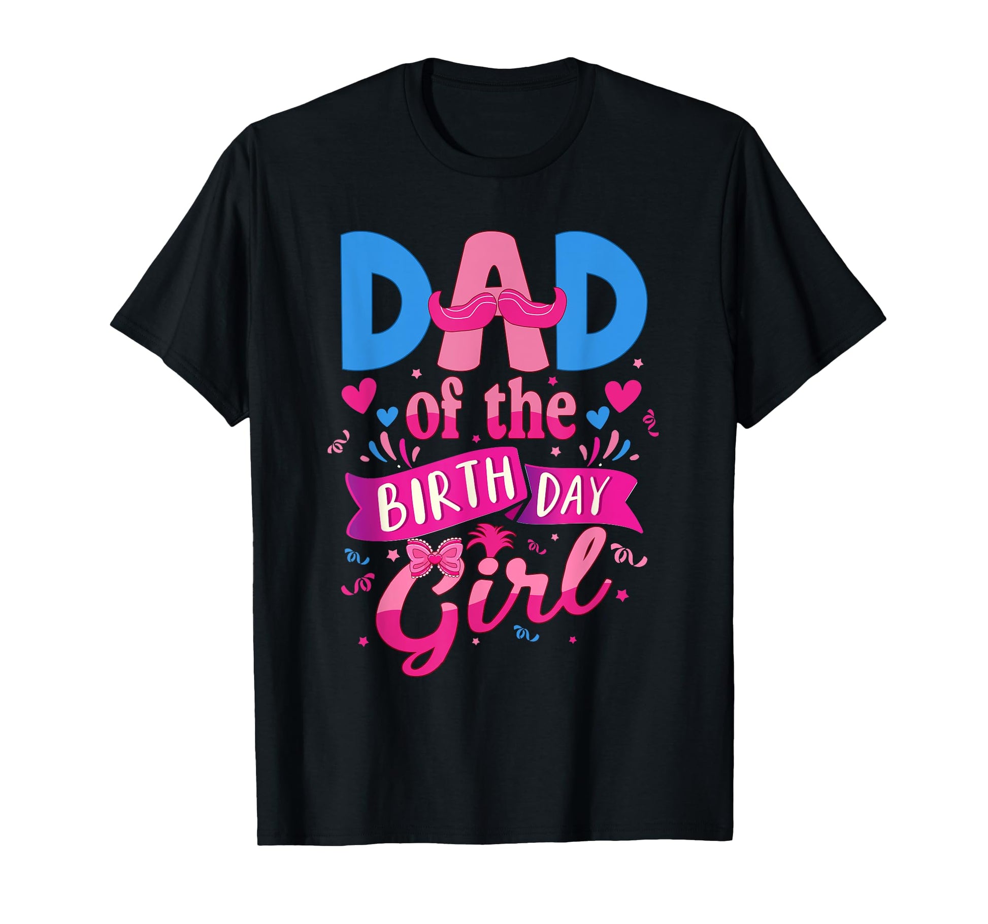 Dad Birthday Troll Family Party T-Shirt - Custom Art Print for Adults - T-Shirt, Sweatshirt, Hoodie