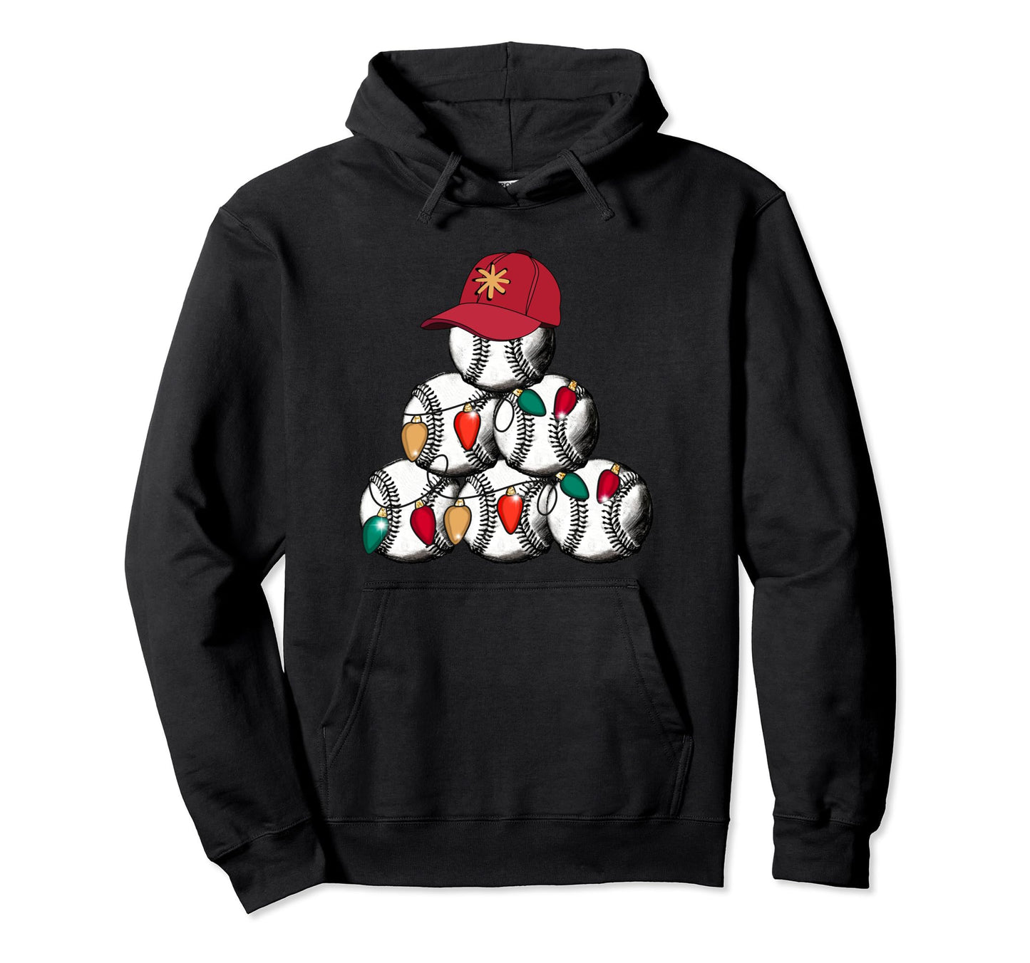 Baseball Tree Baseball Lovers Baseball Hoodie - Unique Graphic Men Women - T-Shirt, Sweatshirt, Hoodie