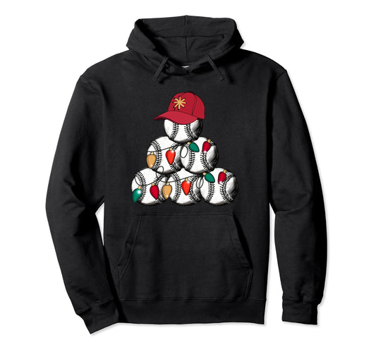 Baseball Tree Baseball Lovers Baseball Hoodie - Unique Graphic Men Women - T-Shirt, Sweatshirt, Hoodie