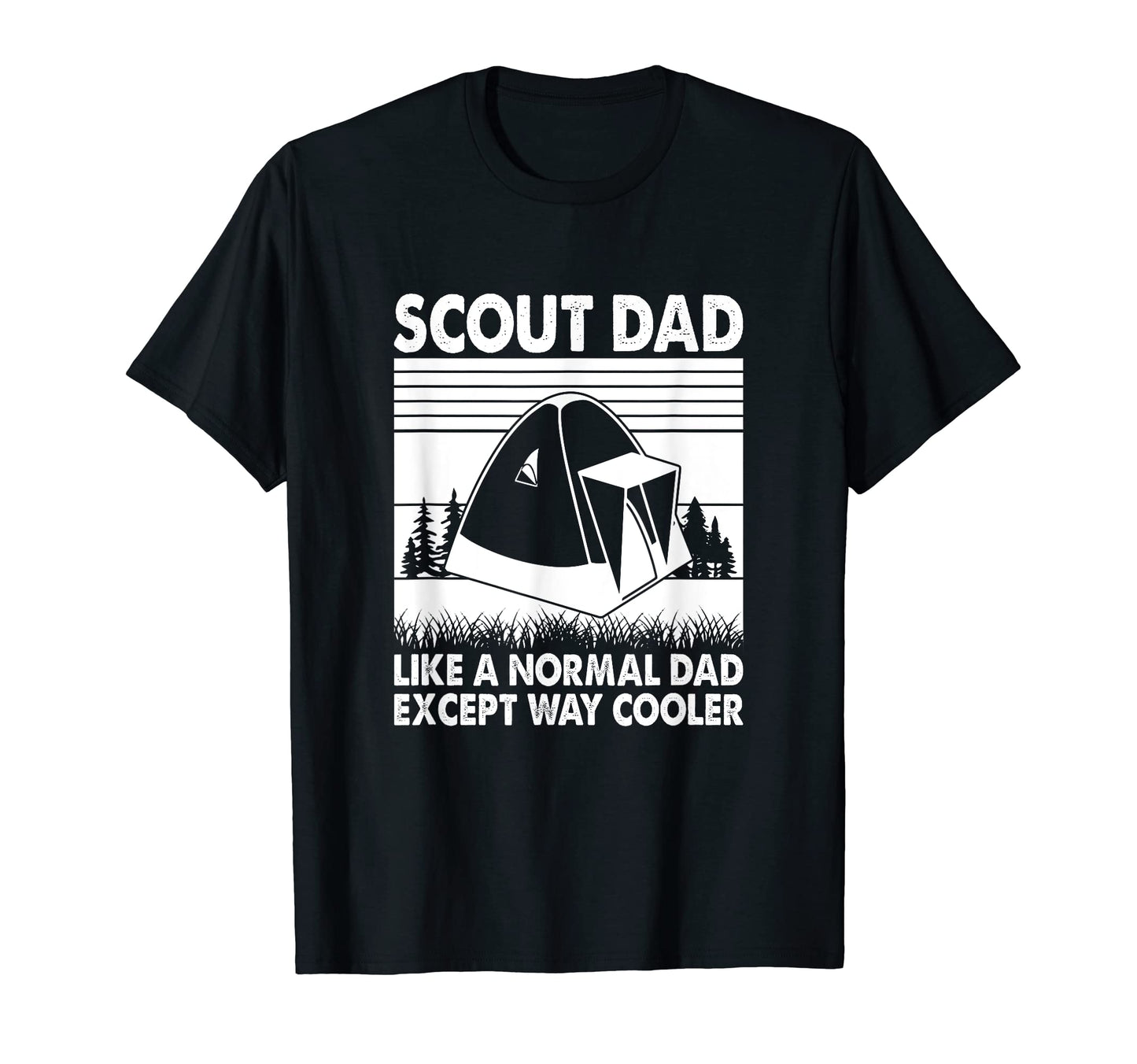Scout Dad Funny Daddy Scouting T-Shirt - Custom Art Print for Adults - T-Shirt, Sweatshirt, Hoodie