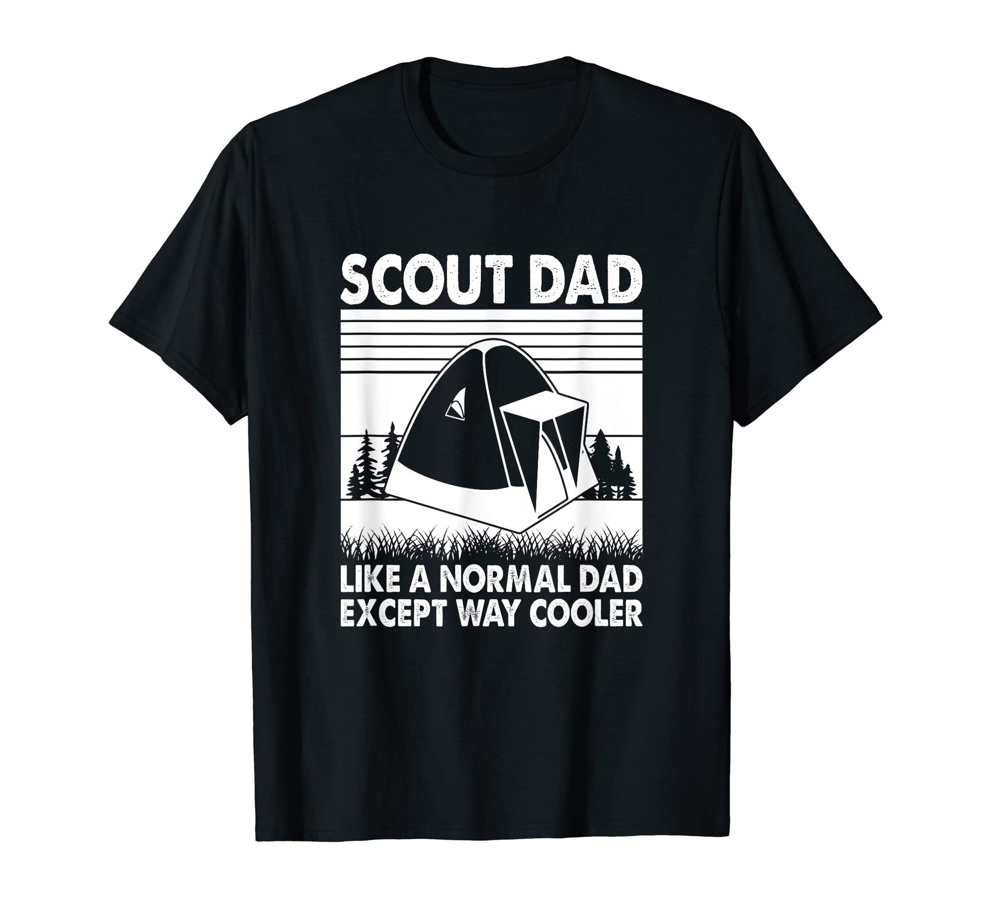Scout Dad Funny Daddy Scouting T-Shirt - Custom Art Print for Adults - T-Shirt, Sweatshirt, Hoodie