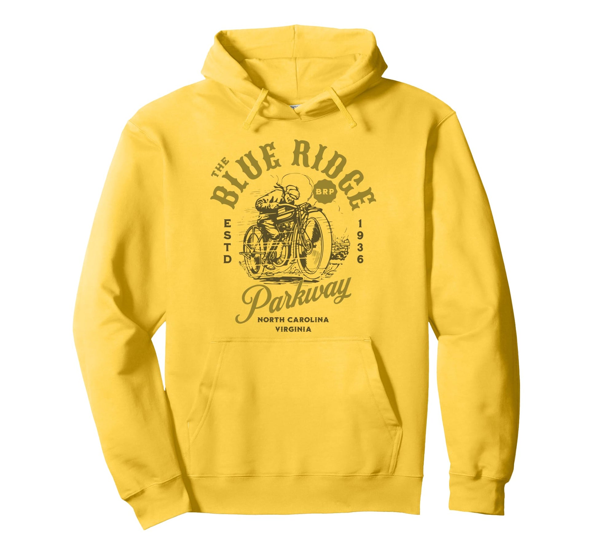 Blue Ridge Parkway Motorcycle Hoodie - Aesthetic Graphic Men Women - T-Shirt, Sweatshirt, Hoodie