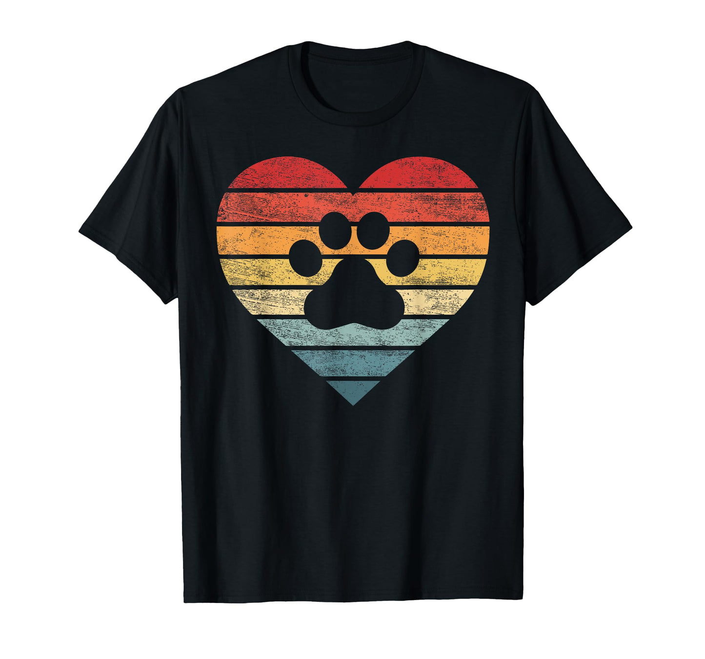 Veterinarian Vet Tech Sunset Paw Dog T-Shirt - Graphic Print for Adults - T-Shirt, Sweatshirt, Hoodie