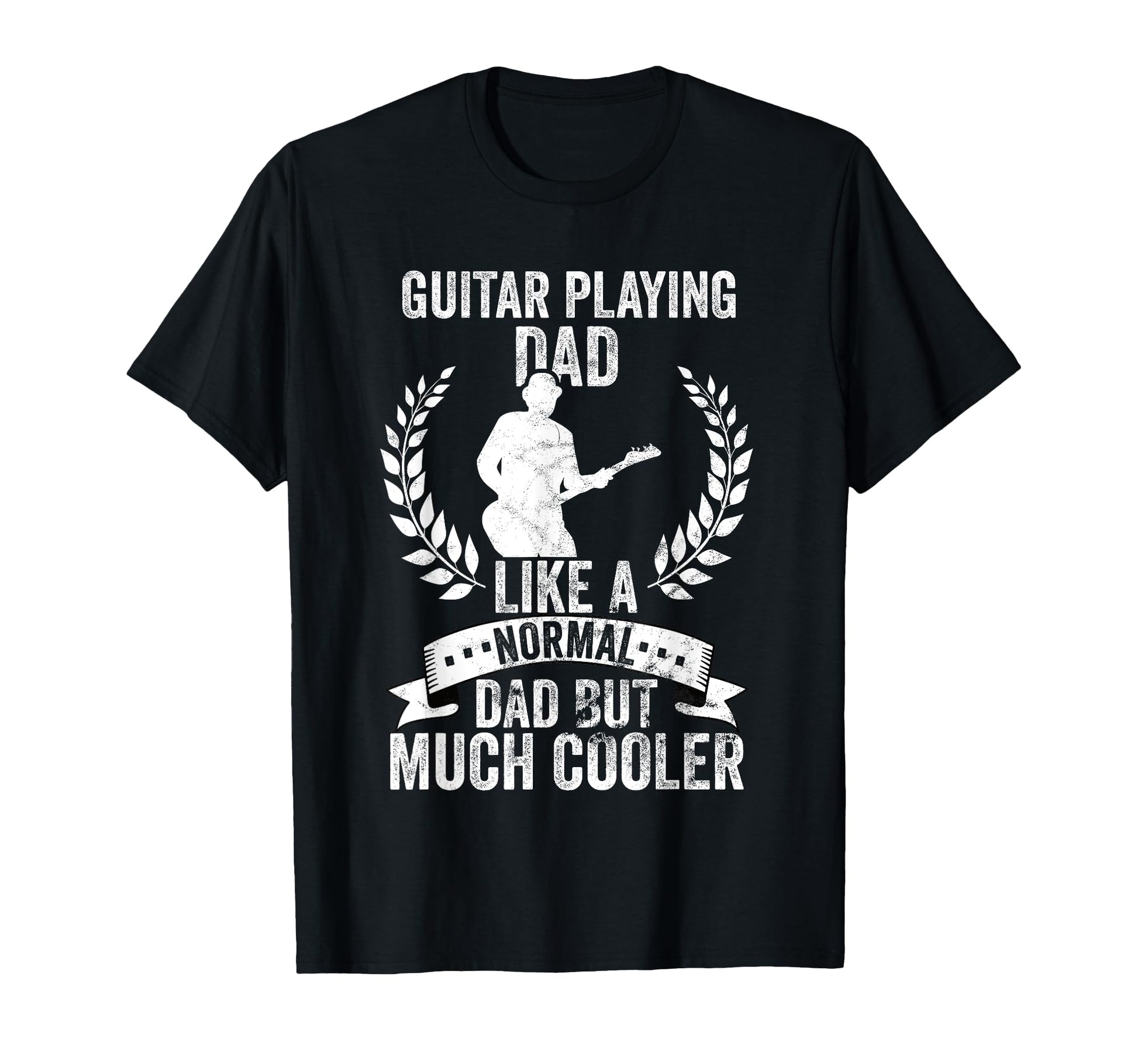 Guitarist Fathersday Playing Guitar Dad T-Shirt - Aesthetic Graphic Unisex - T-Shirt, Sweatshirt, Hoodie