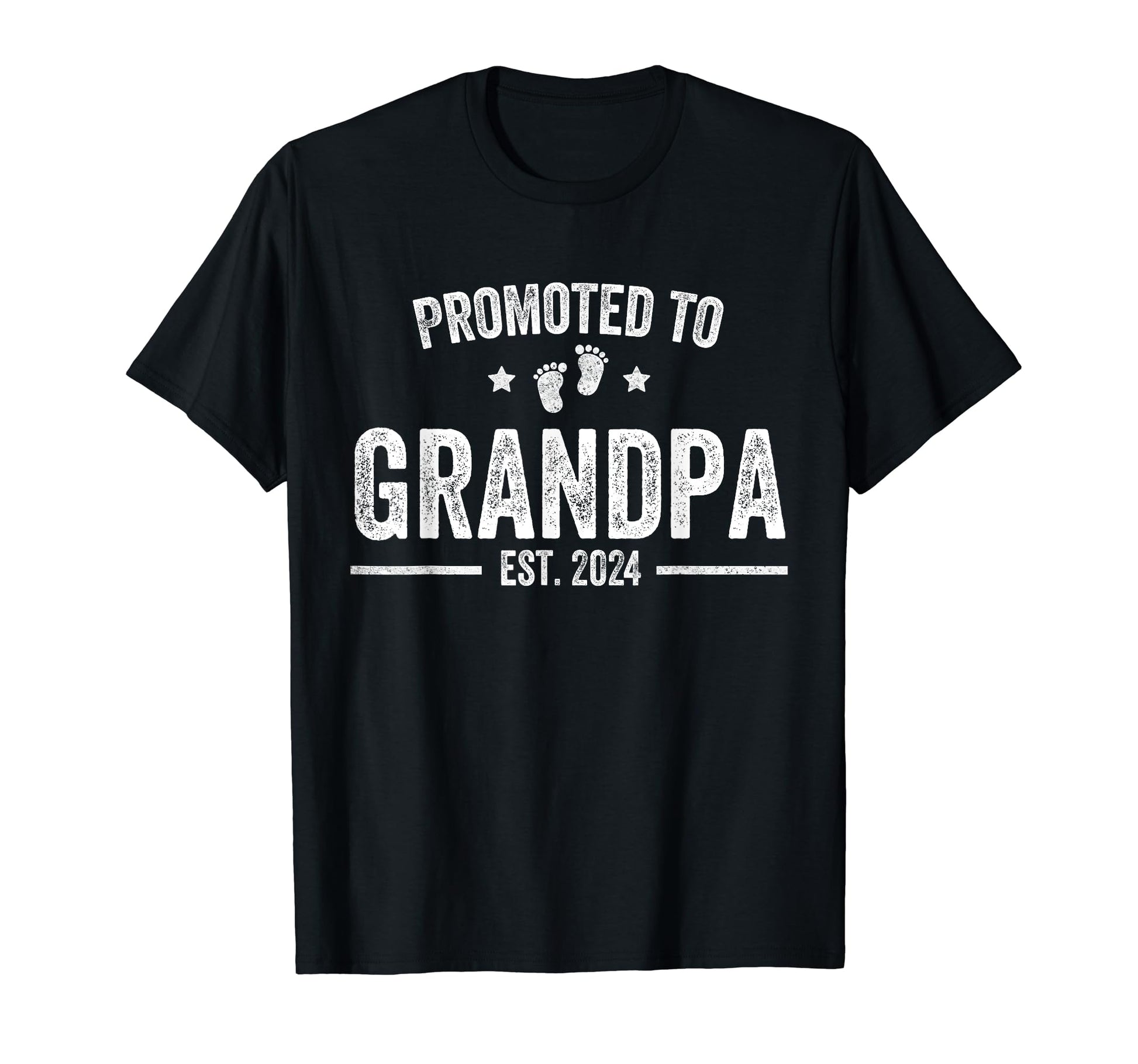 Promoted To Grandpa Est 2024 T-Shirt - Unique Graphic for Adults - T-Shirt, Sweatshirt, Hoodie