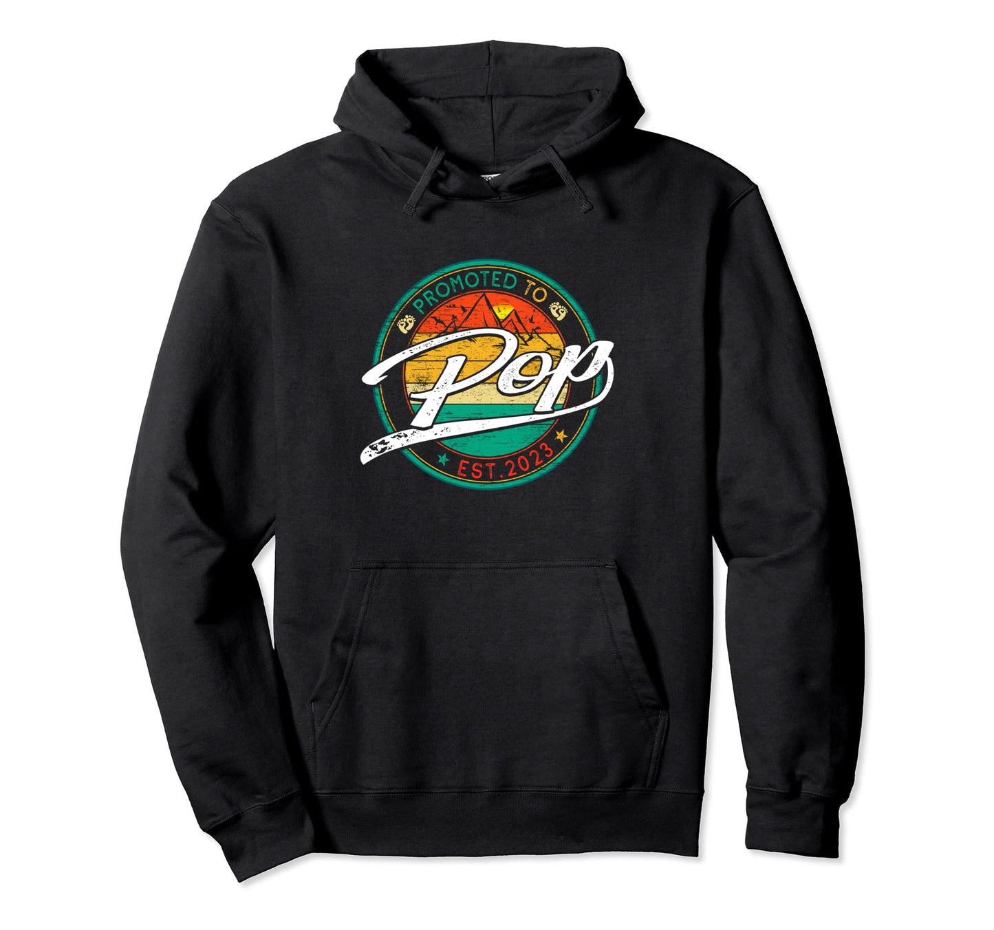Promoted To Pop Est 2023 Family Hoodie - Aesthetic Graphic Men Women - T-Shirt, Sweatshirt, Hoodie